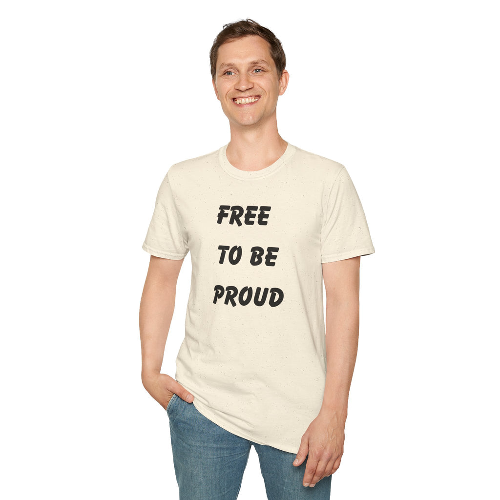 Unisex Signature Tees - FREE TO BE PROUD, PROUD TO BE FREE