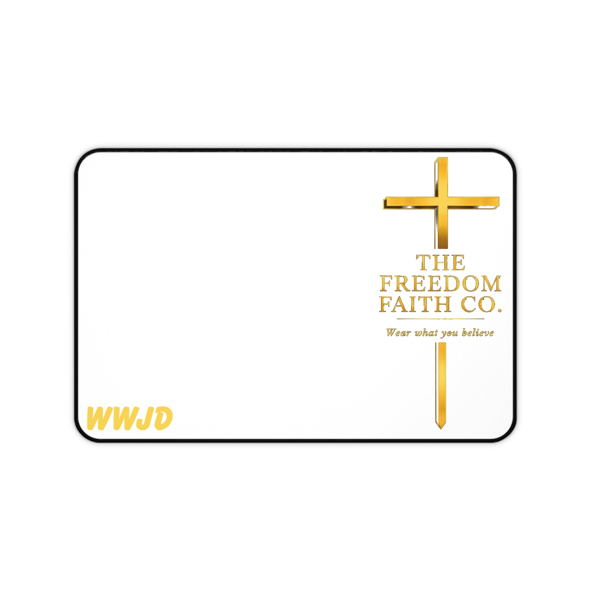 Freedom Faith Co Brand Desk Mat