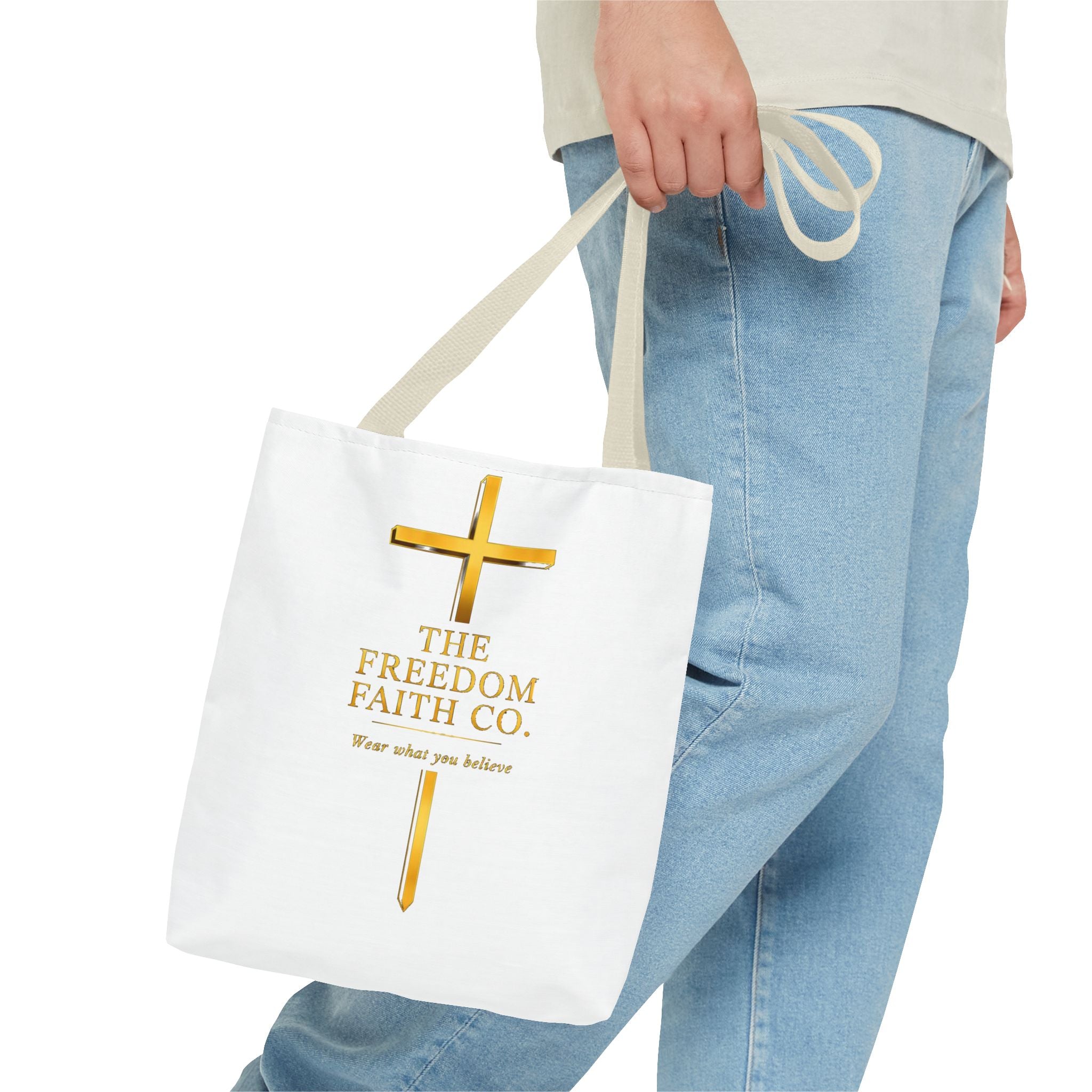 Freedom Faith Co Brand Tote Bag