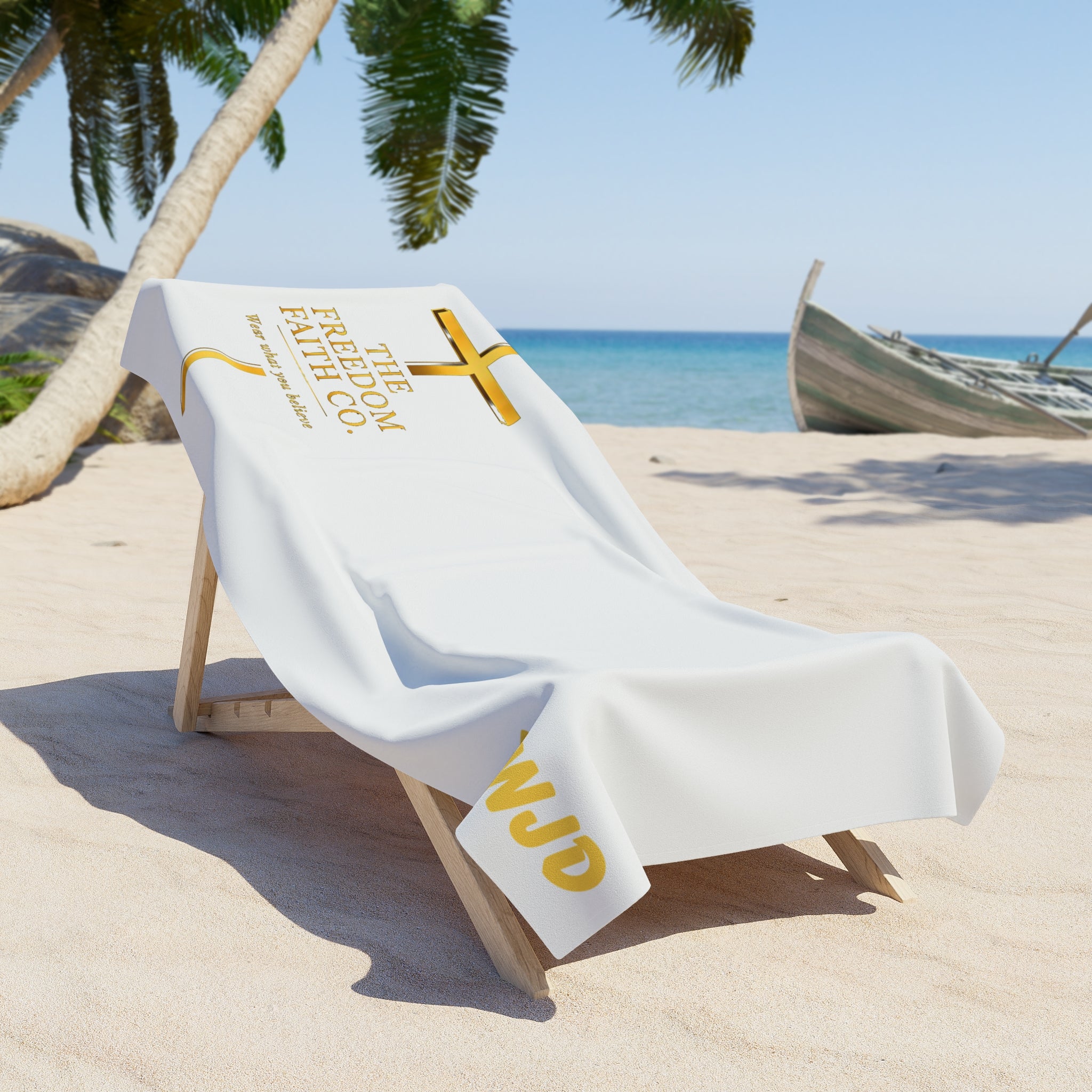Freedom Faith Co Brand Beach Towel