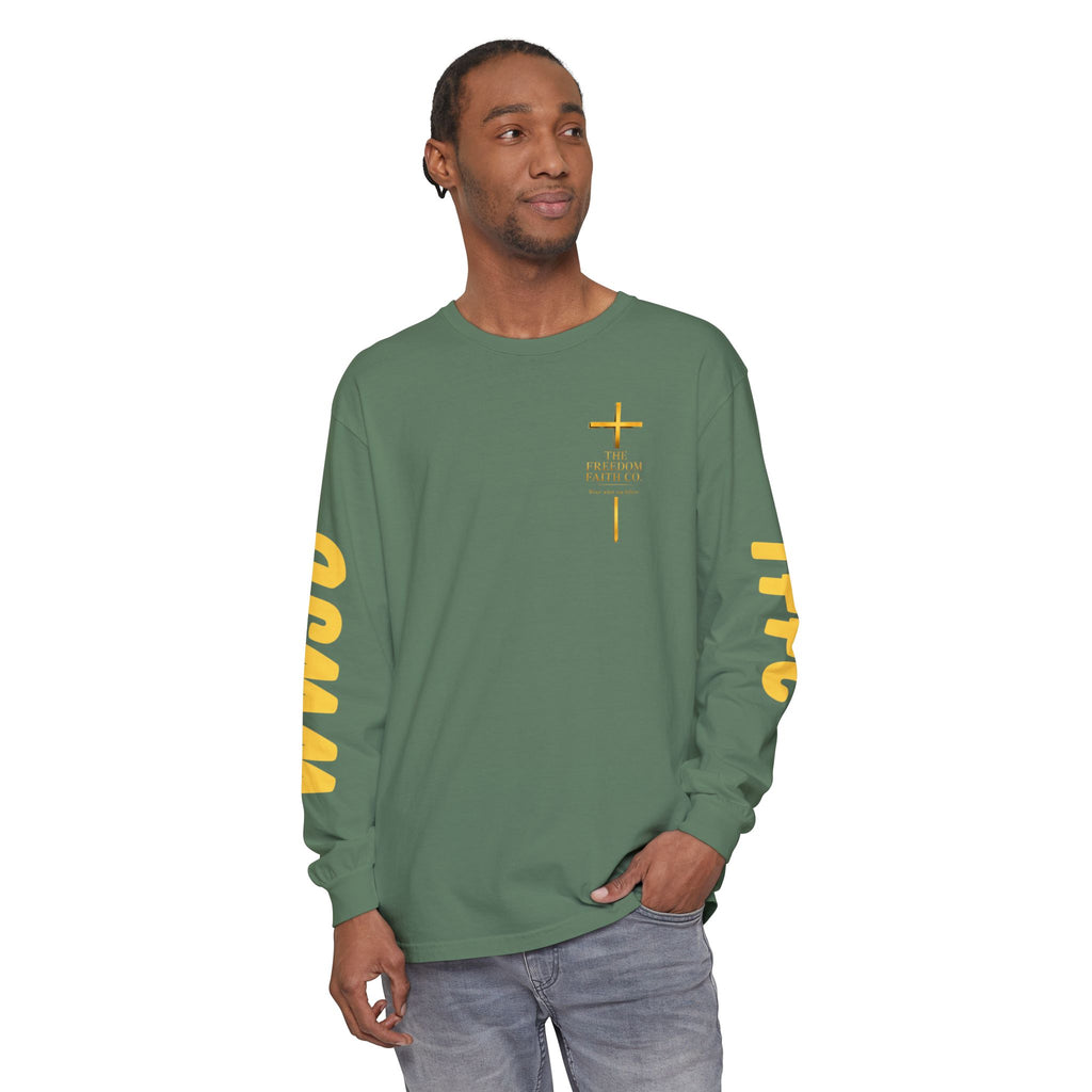 Freedom Faith Co Brand Long Sleeve Tee