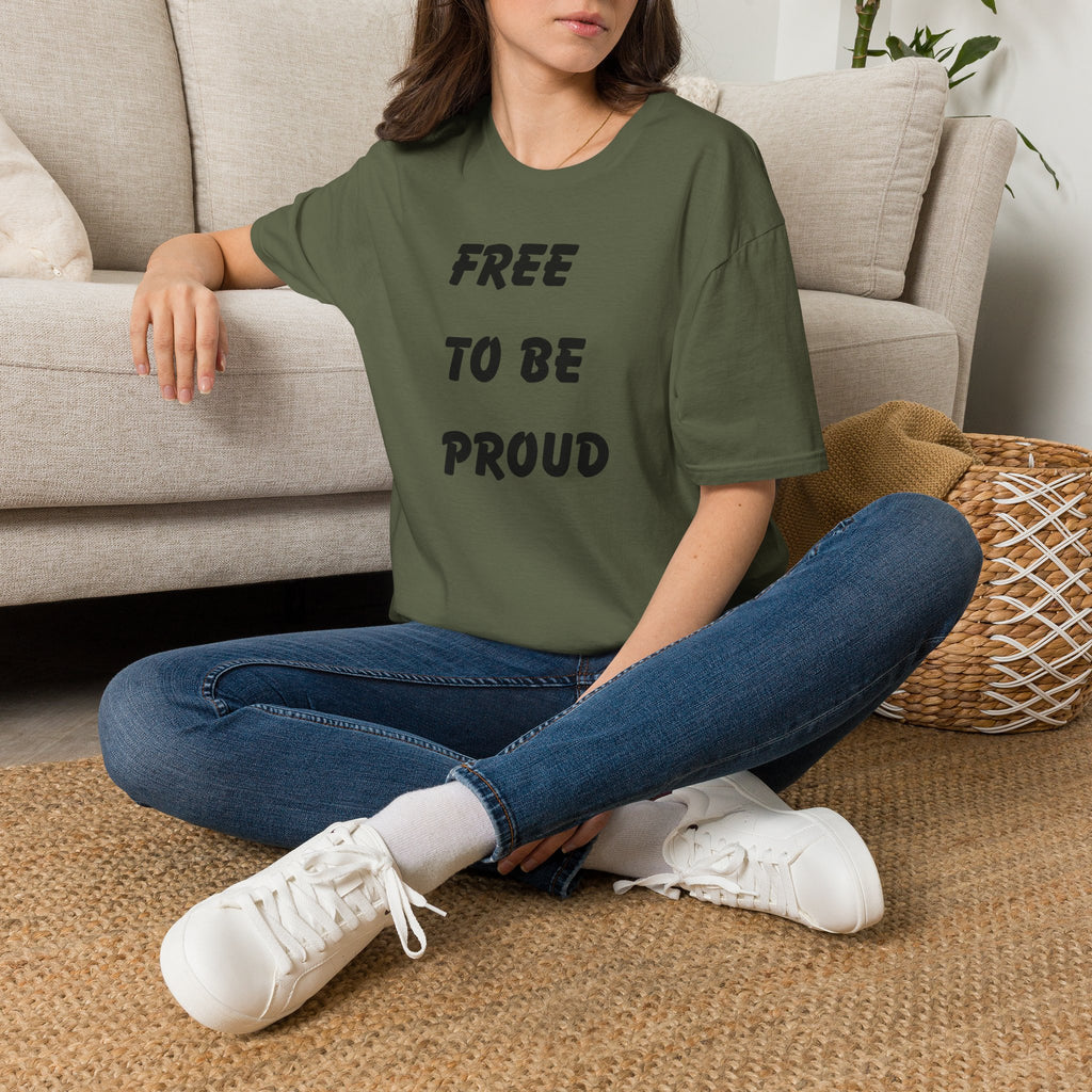 Unisex Signature Tees - FREE TO BE PROUD, PROUD TO BE FREE
