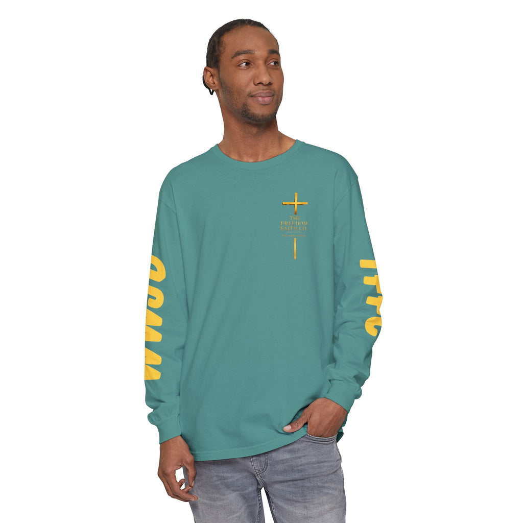 Freedom Faith Co Brand Long Sleeve Tee