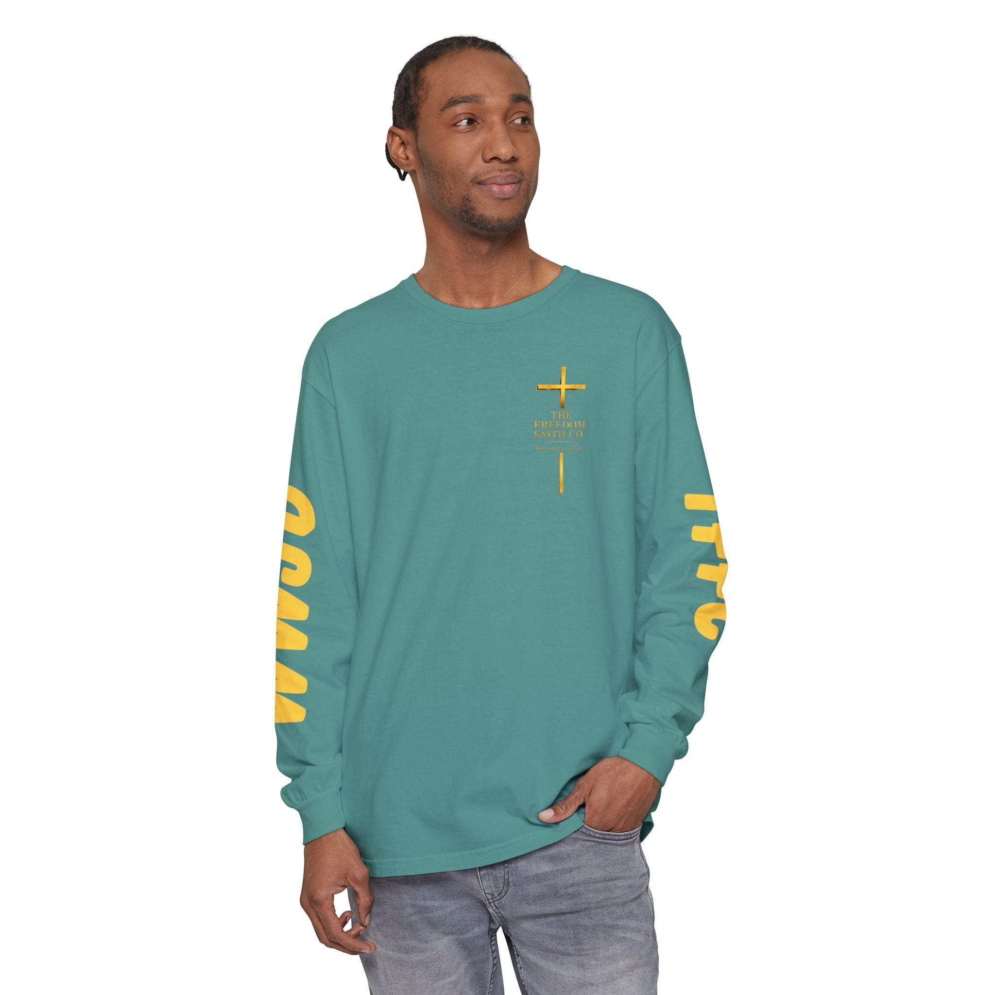 Freedom Faith Co Brand Long Sleeve Tee