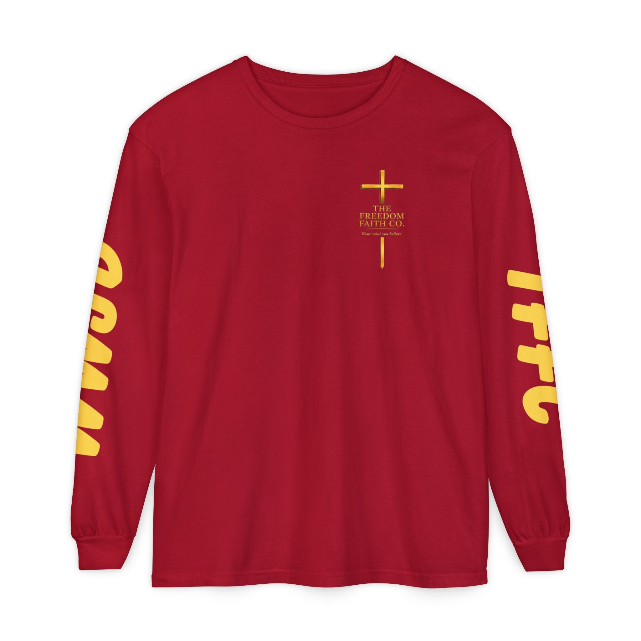 Freedom Faith Co Brand Long Sleeve Tee