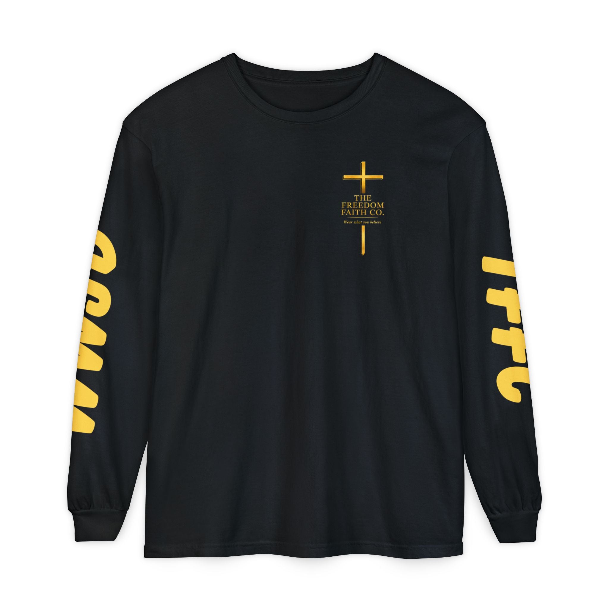 Freedom Faith Co Brand Long Sleeve Tee