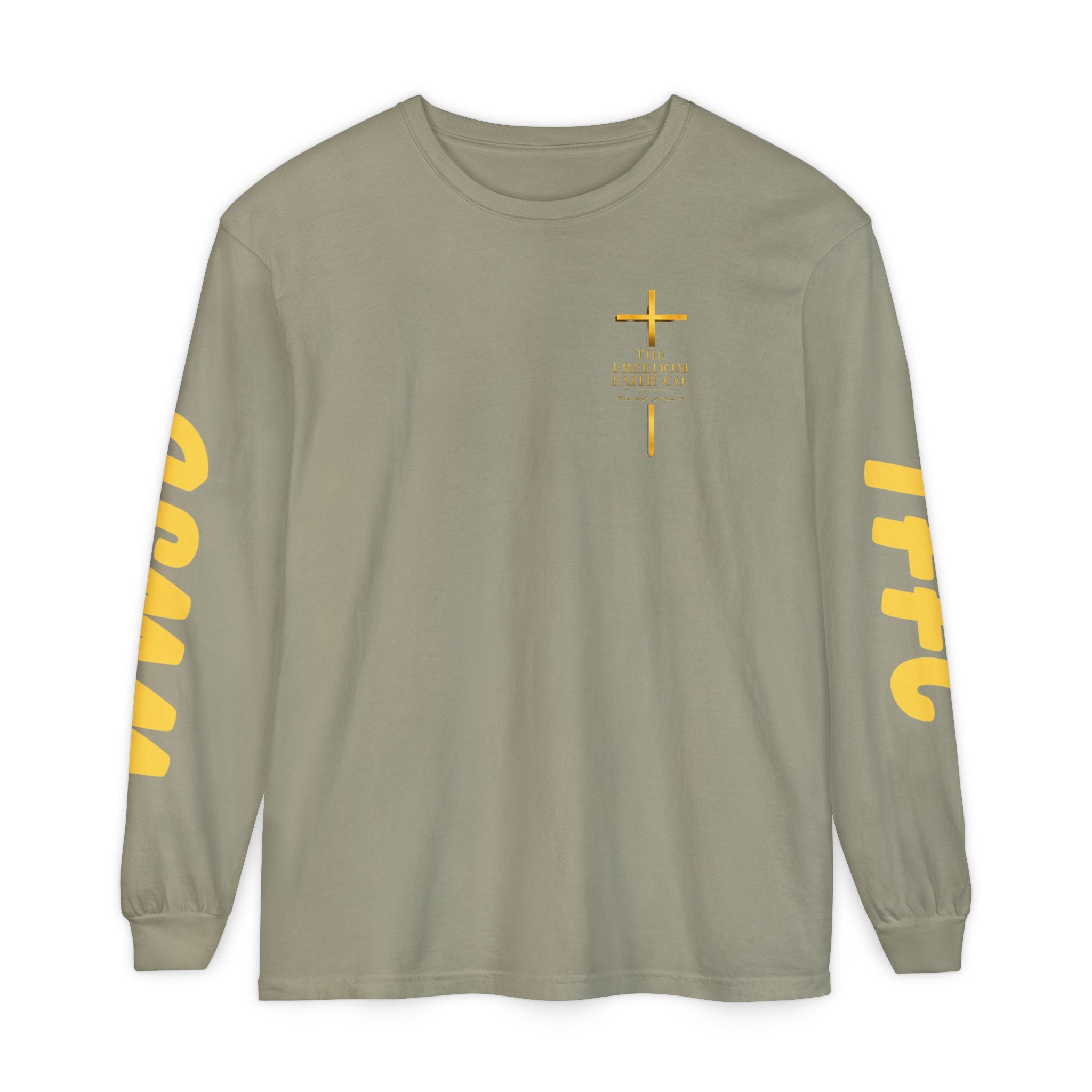 Freedom Faith Co Brand Long Sleeve Tee