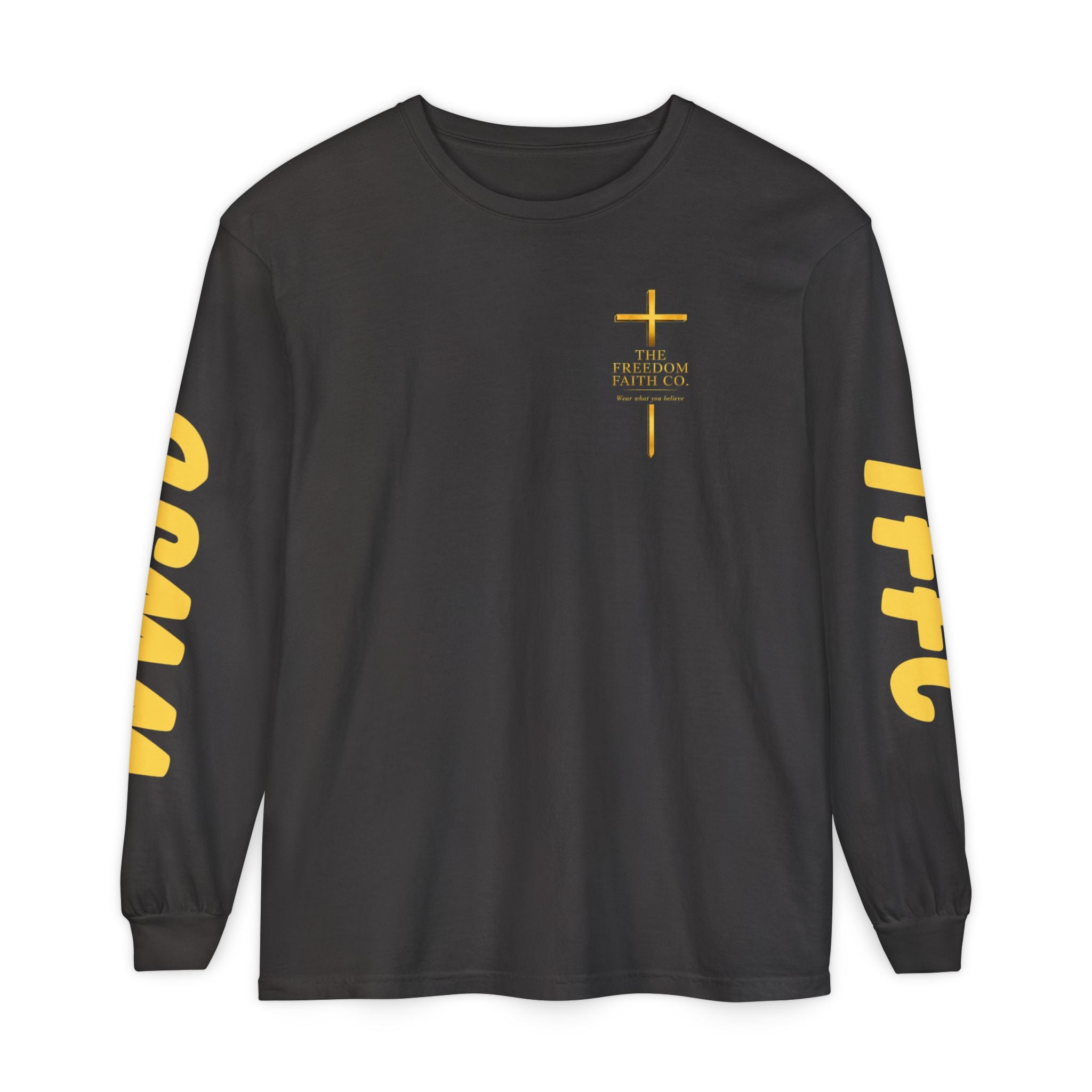 Freedom Faith Co Brand Long Sleeve Tee