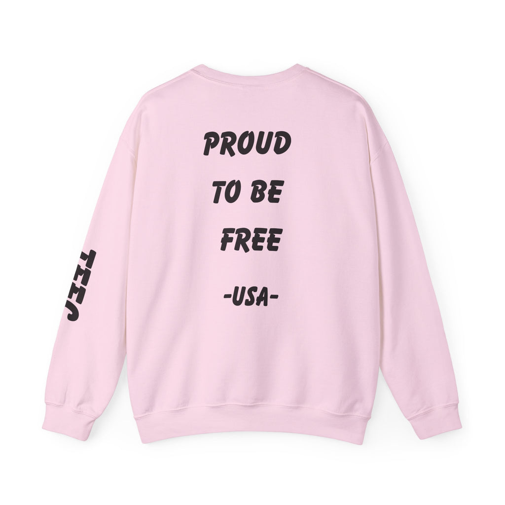 Unisex Signature Crewnecks - FREE TO BE PROUD, PROUD TO BE FREE