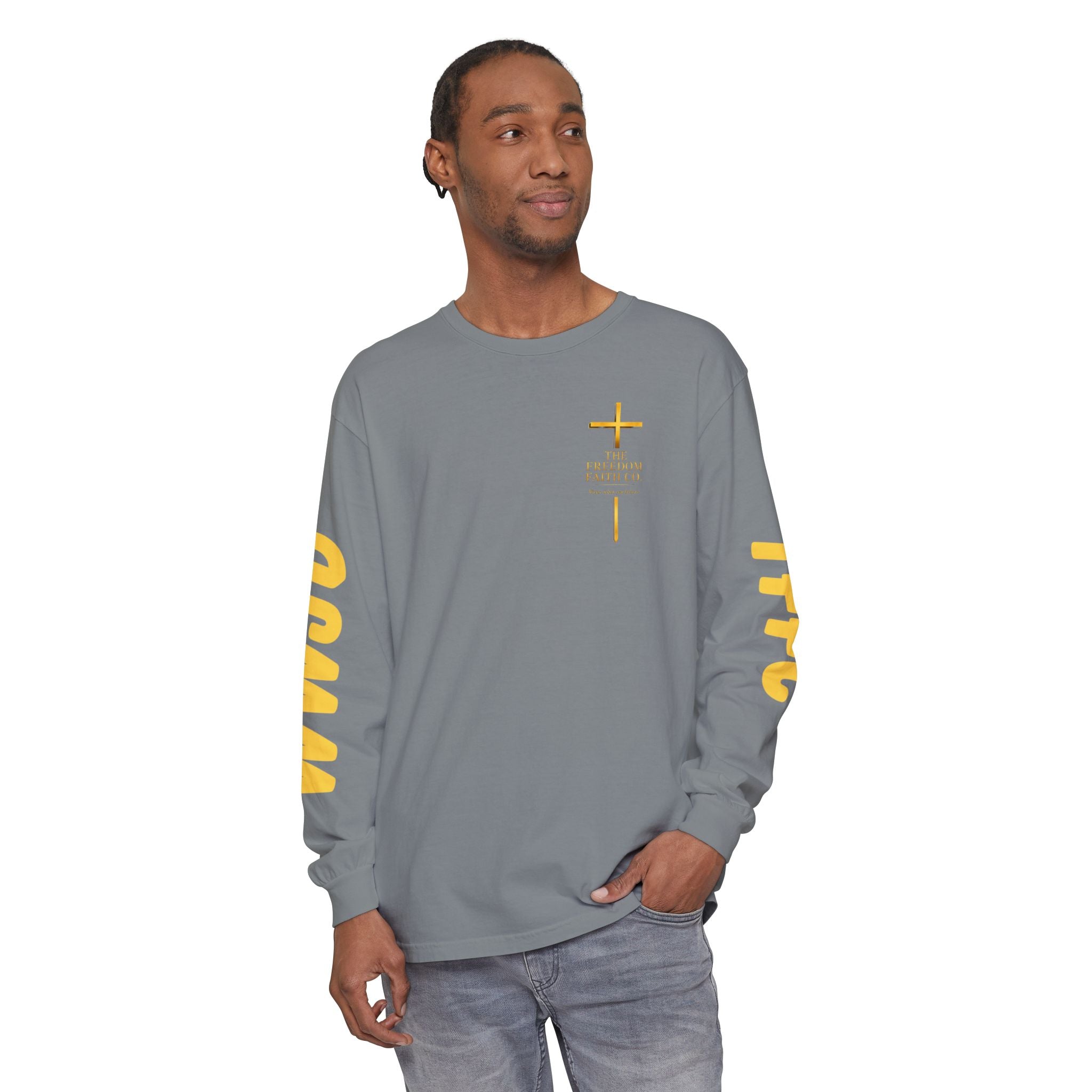 Freedom Faith Co Brand Long Sleeve Tee