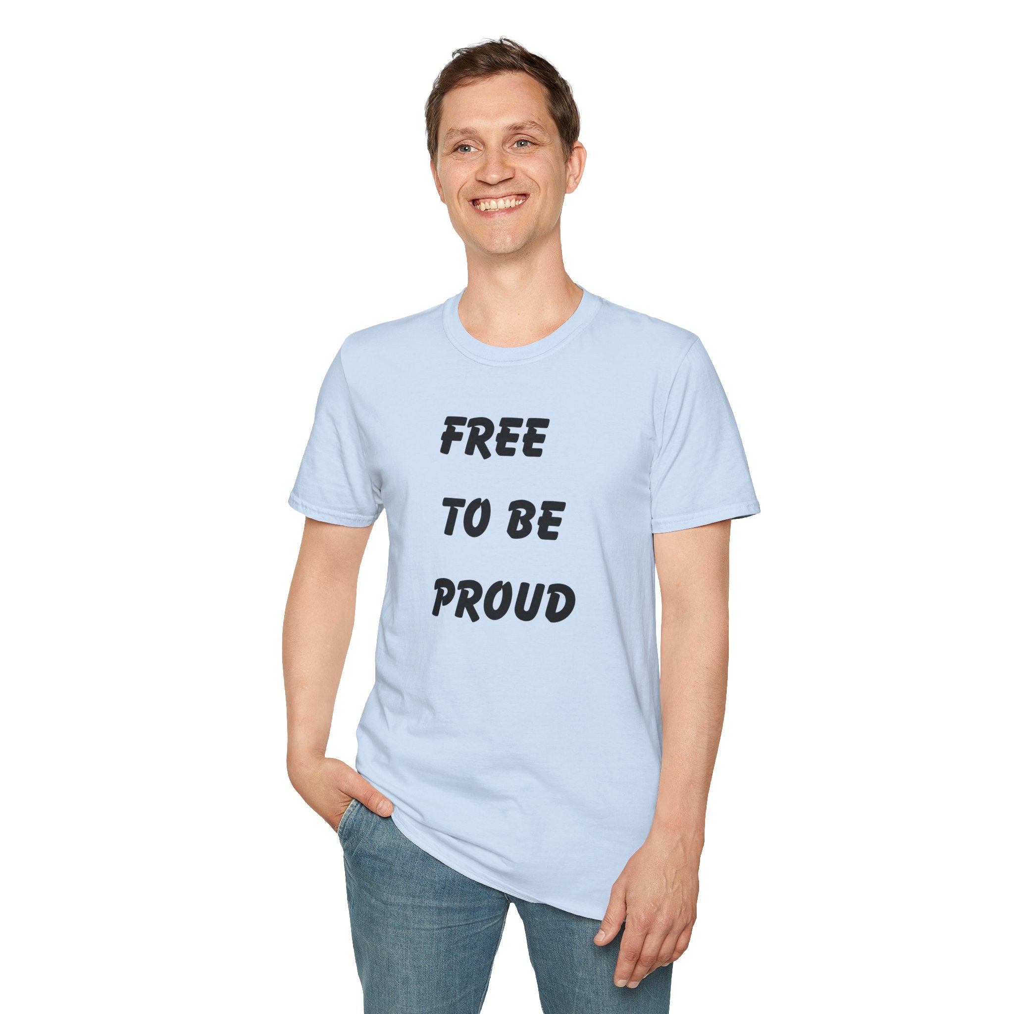 Unisex Signature Tees - FREE TO BE PROUD, PROUD TO BE FREE