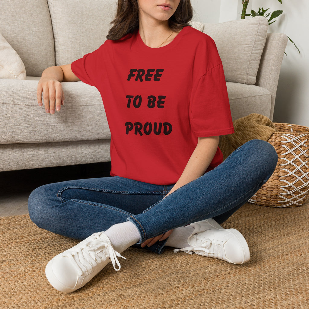 Unisex Signature Tees - FREE TO BE PROUD, PROUD TO BE FREE
