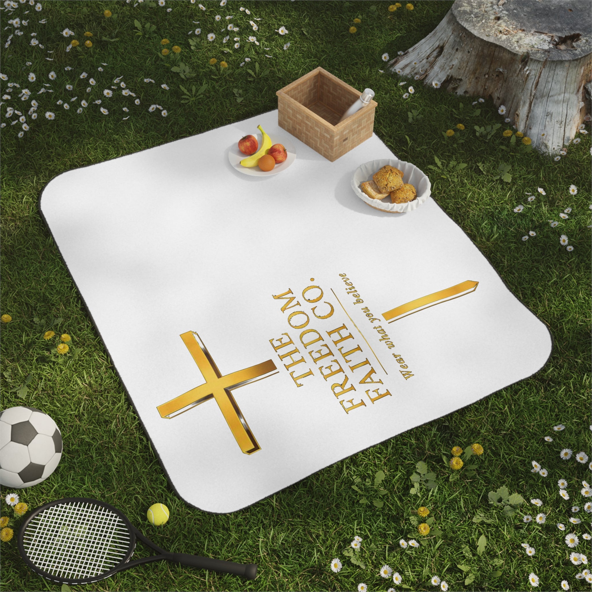 Freedom Faith Co Brand Picnic Blanket