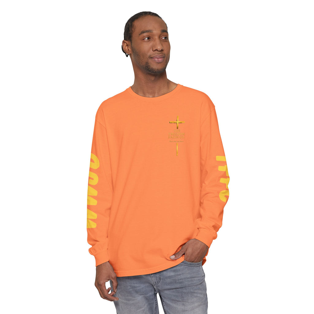 Freedom Faith Co Brand Long Sleeve Tee