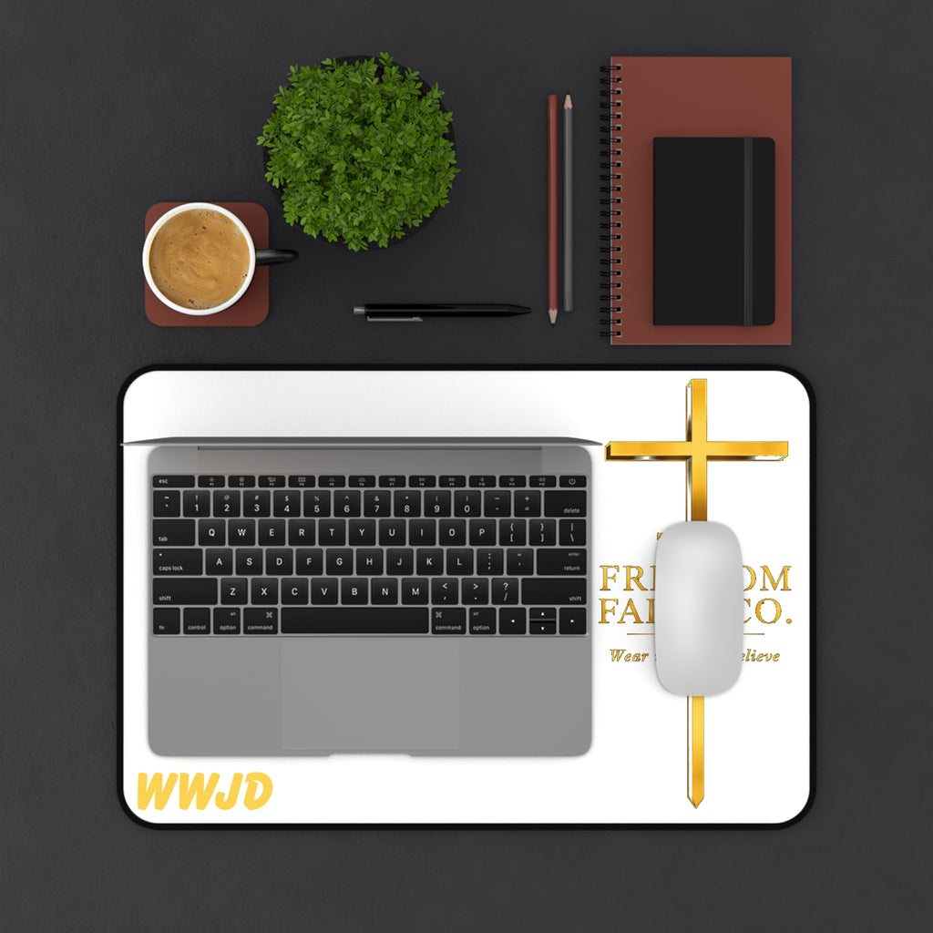 Freedom Faith Co Brand Desk Mat