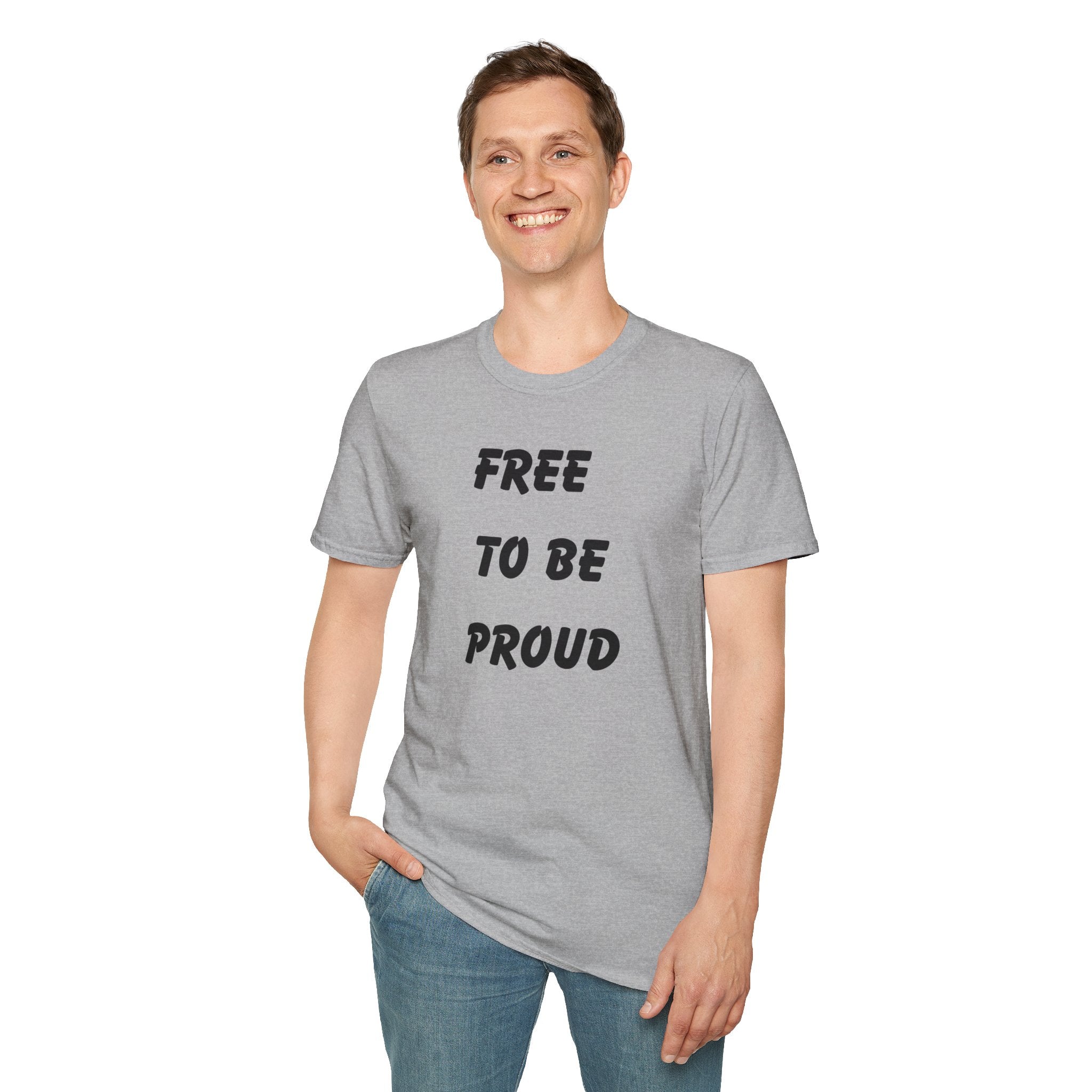 Unisex Signature Tees - FREE TO BE PROUD, PROUD TO BE FREE