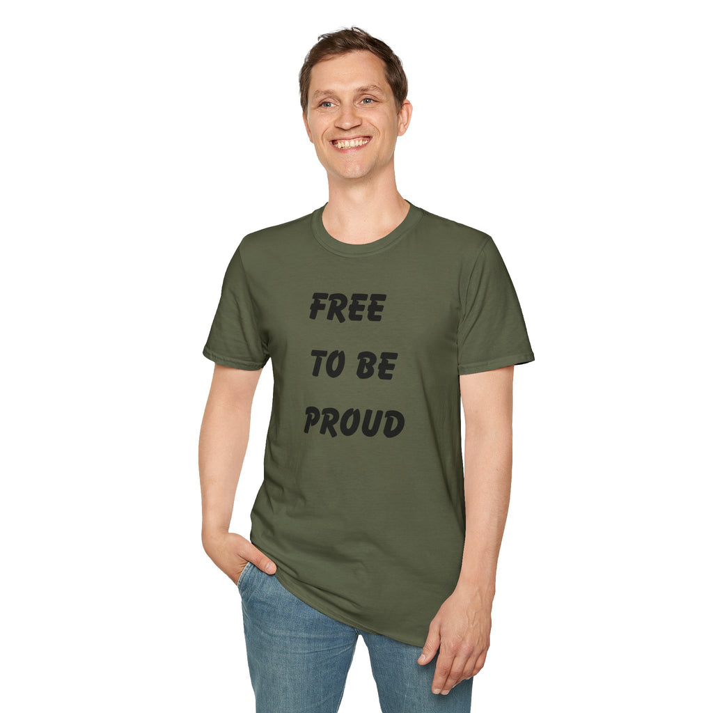 Unisex Signature Tees - FREE TO BE PROUD, PROUD TO BE FREE