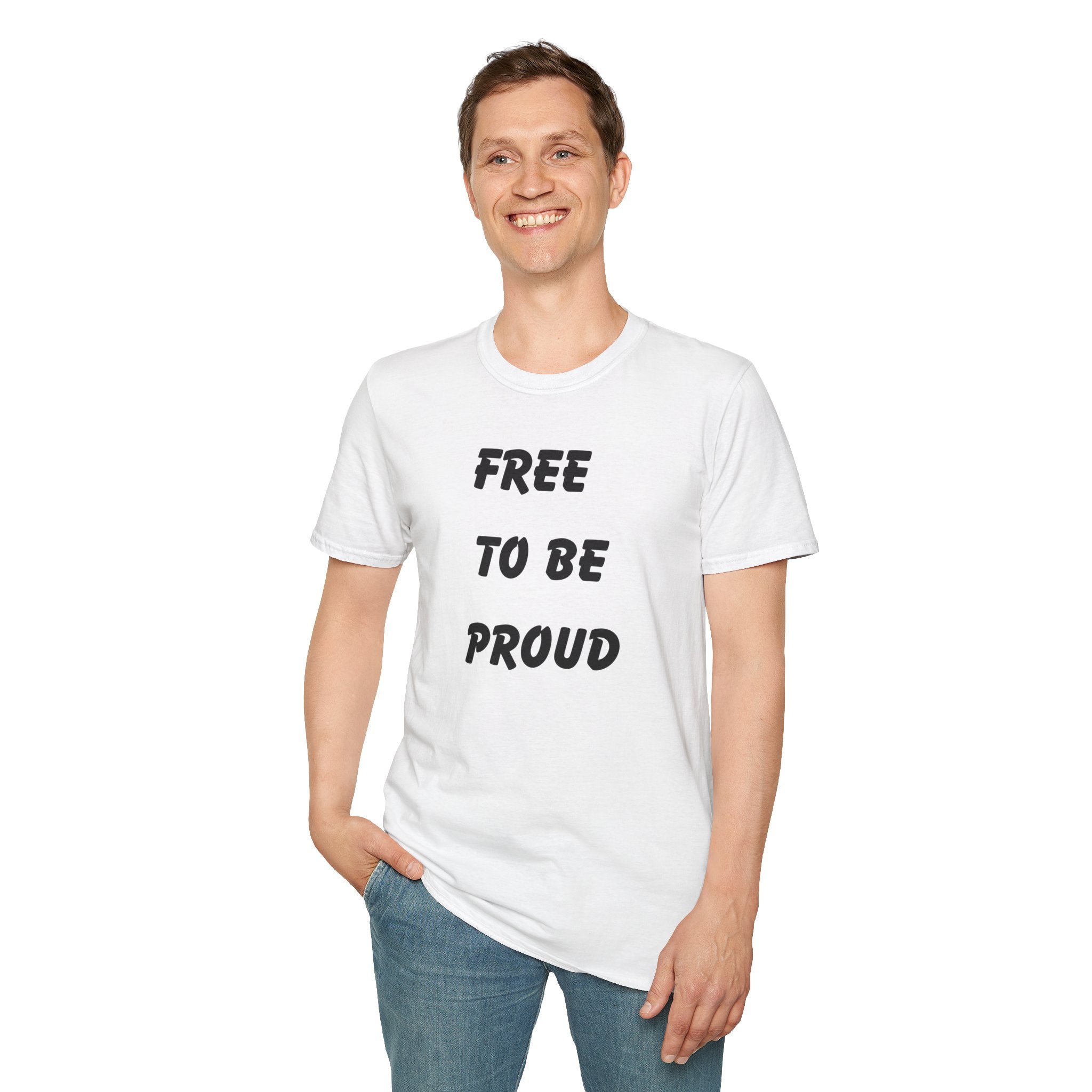 Unisex Signature Tees - FREE TO BE PROUD, PROUD TO BE FREE