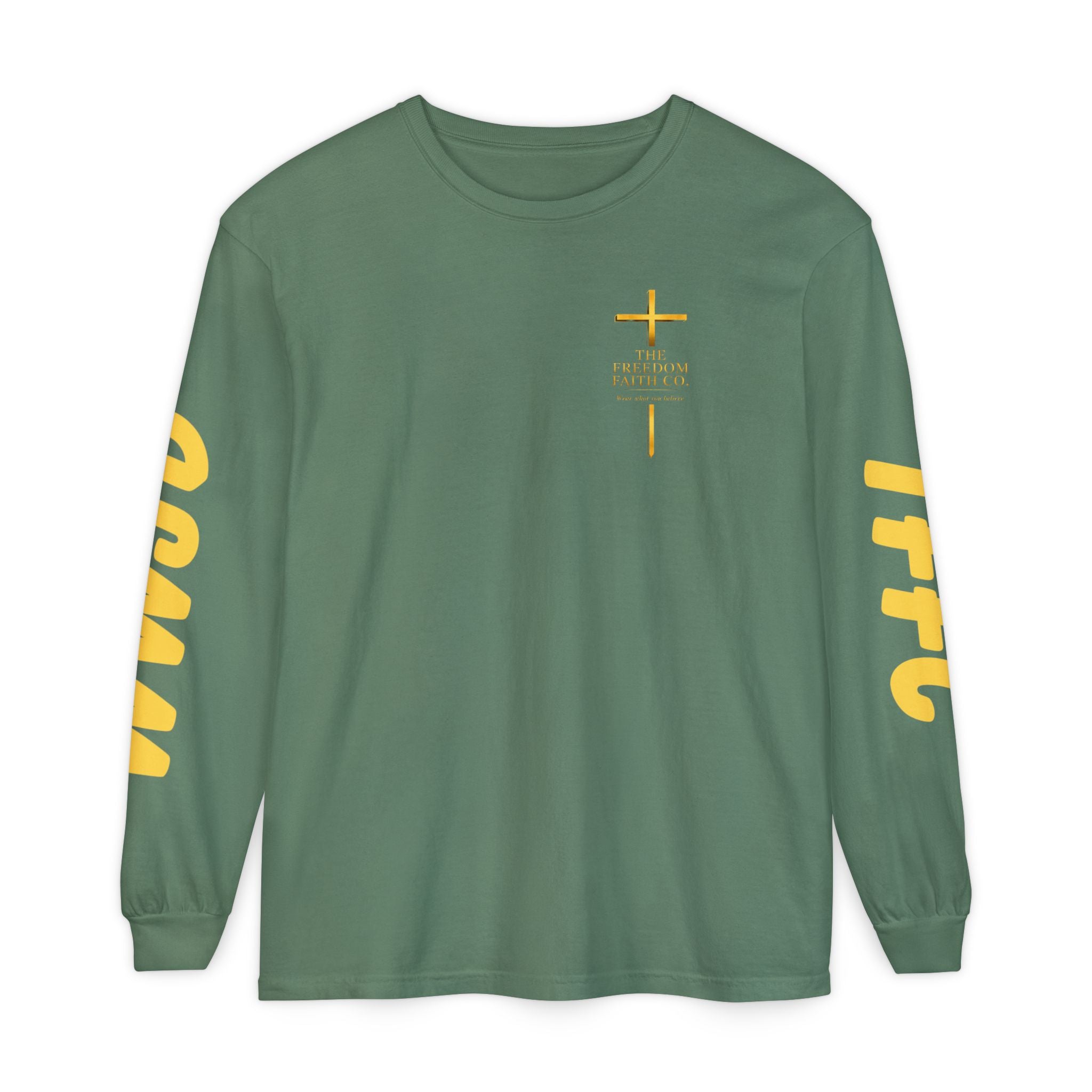 Freedom Faith Co Brand Long Sleeve Tee