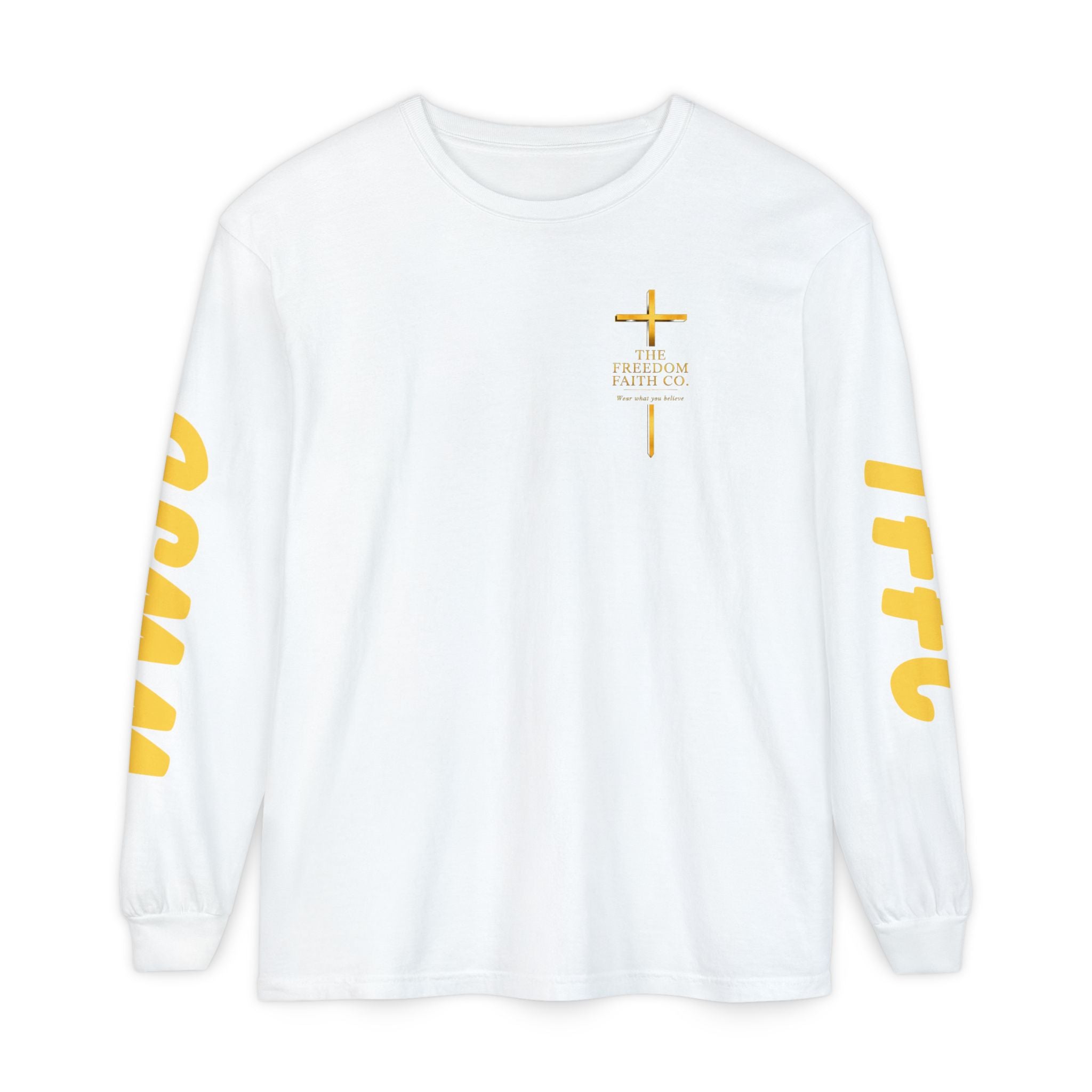Freedom Faith Co Brand Long Sleeve Tee
