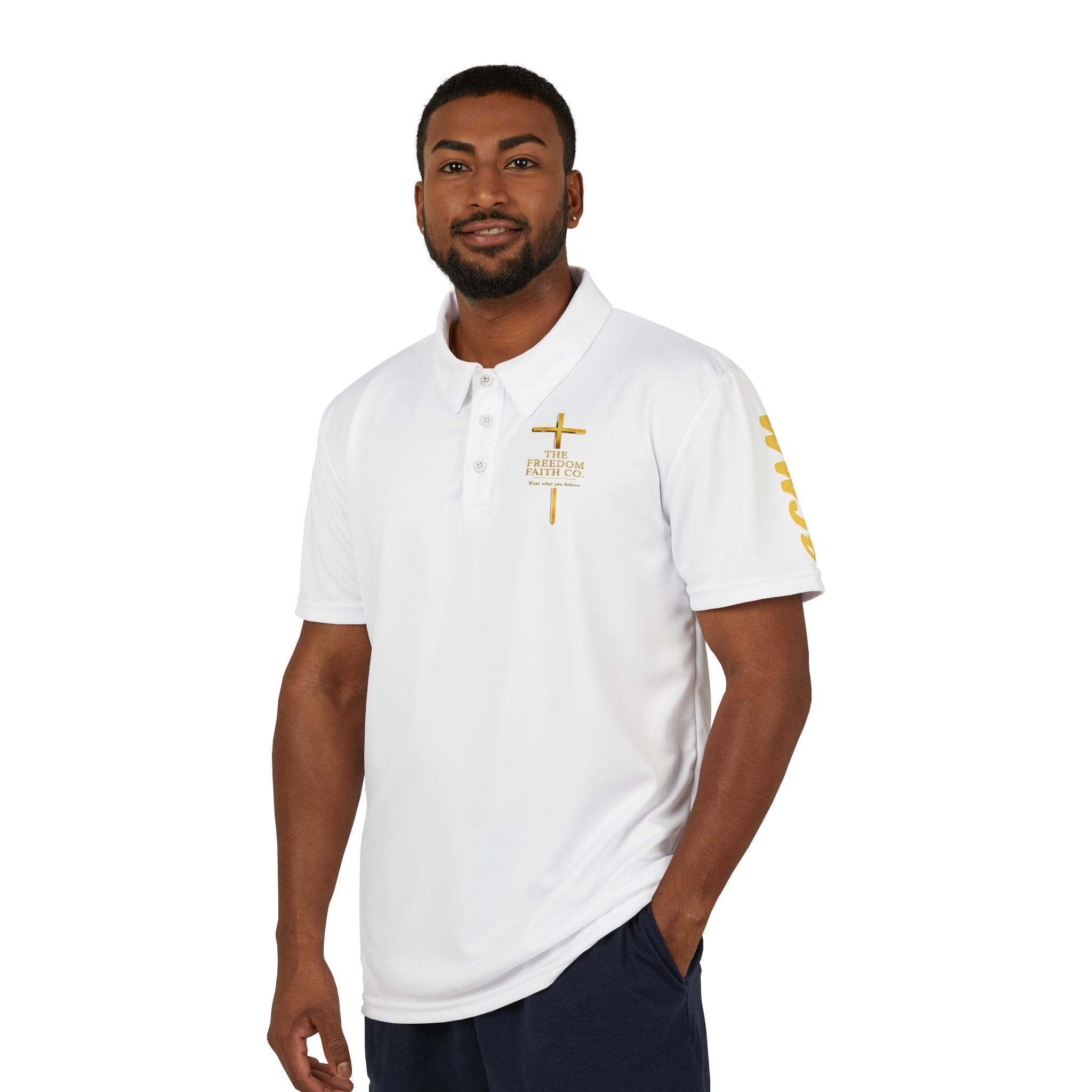Freedom Faith Co Brand Polo