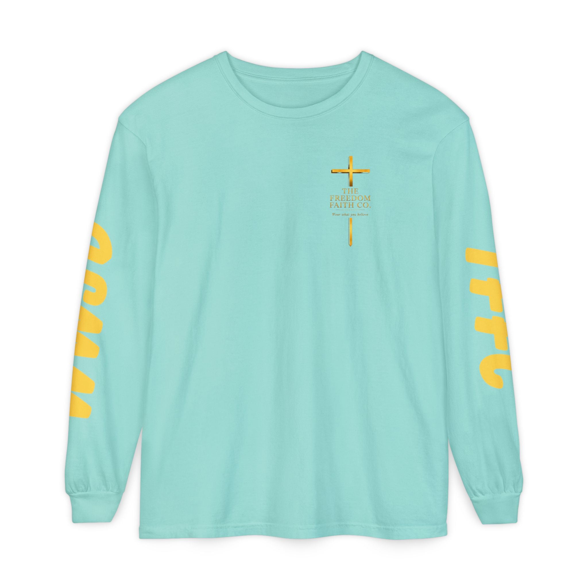 Freedom Faith Co Brand Long Sleeve Tee