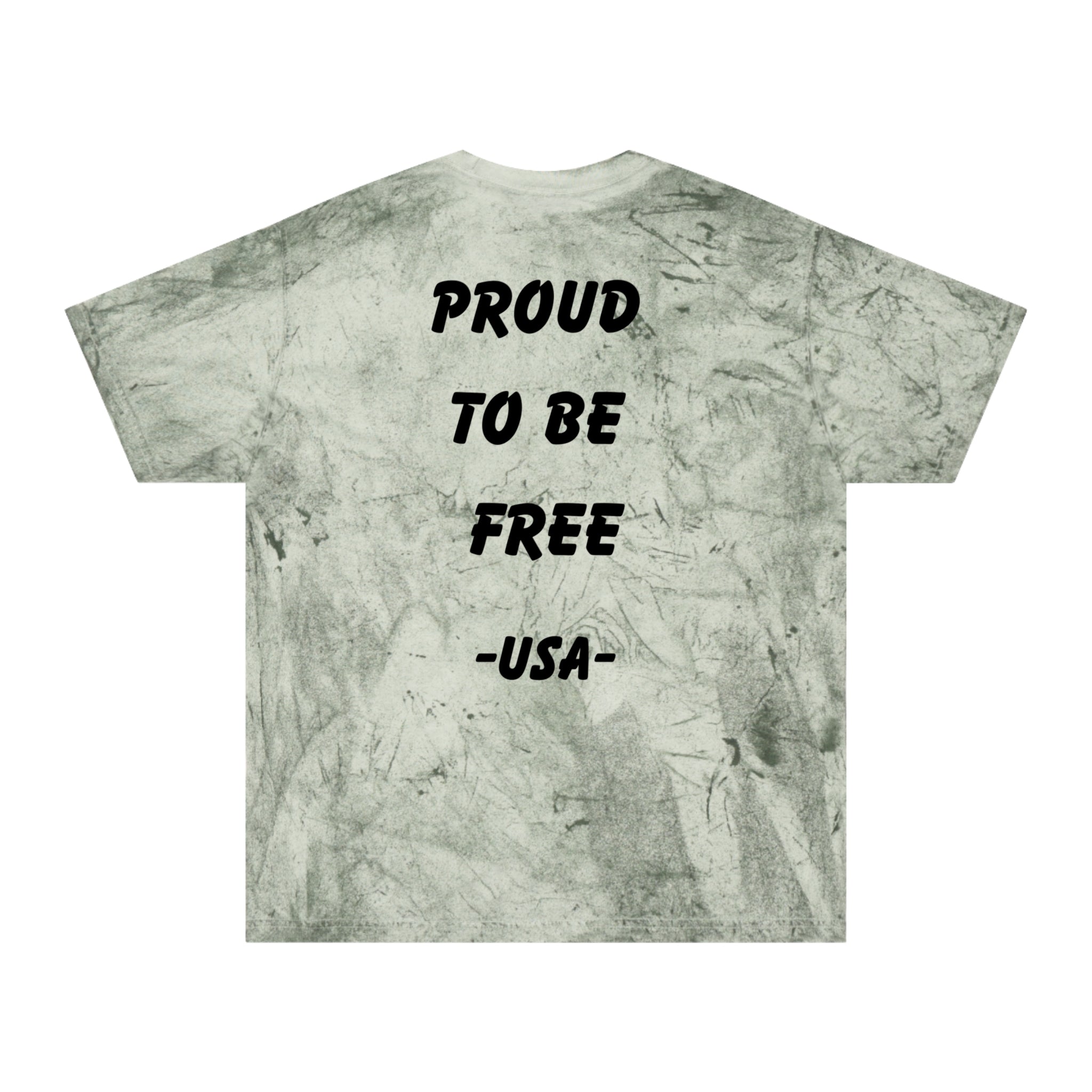 Unisex Signature Dye Tees - FREE TO BE PROUD, PROUD TO BE FREE