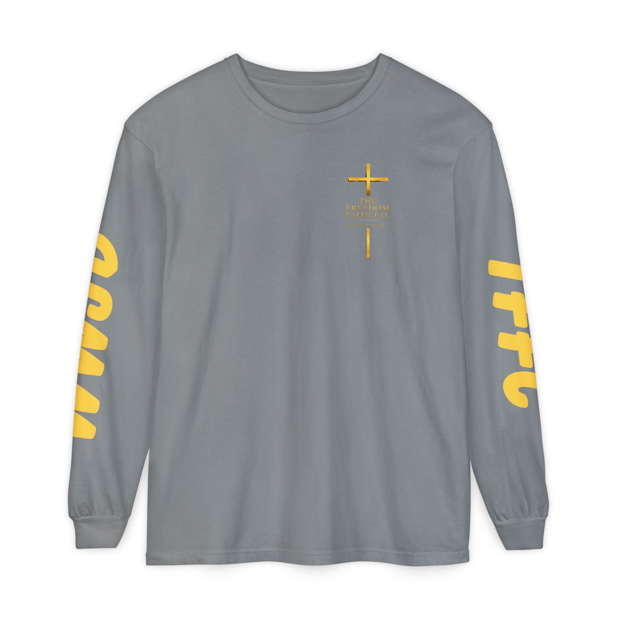 Freedom Faith Co Brand Long Sleeve Tee