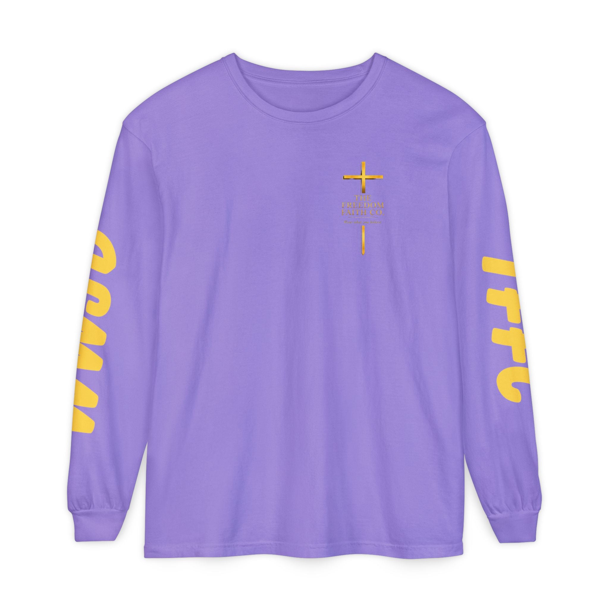 Freedom Faith Co Brand Long Sleeve Tee