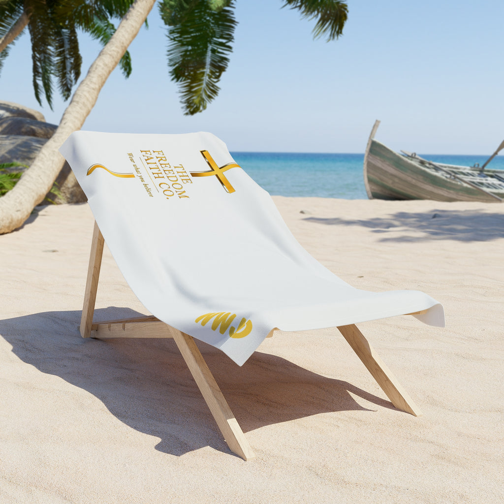 Freedom Faith Co Brand Beach Towel