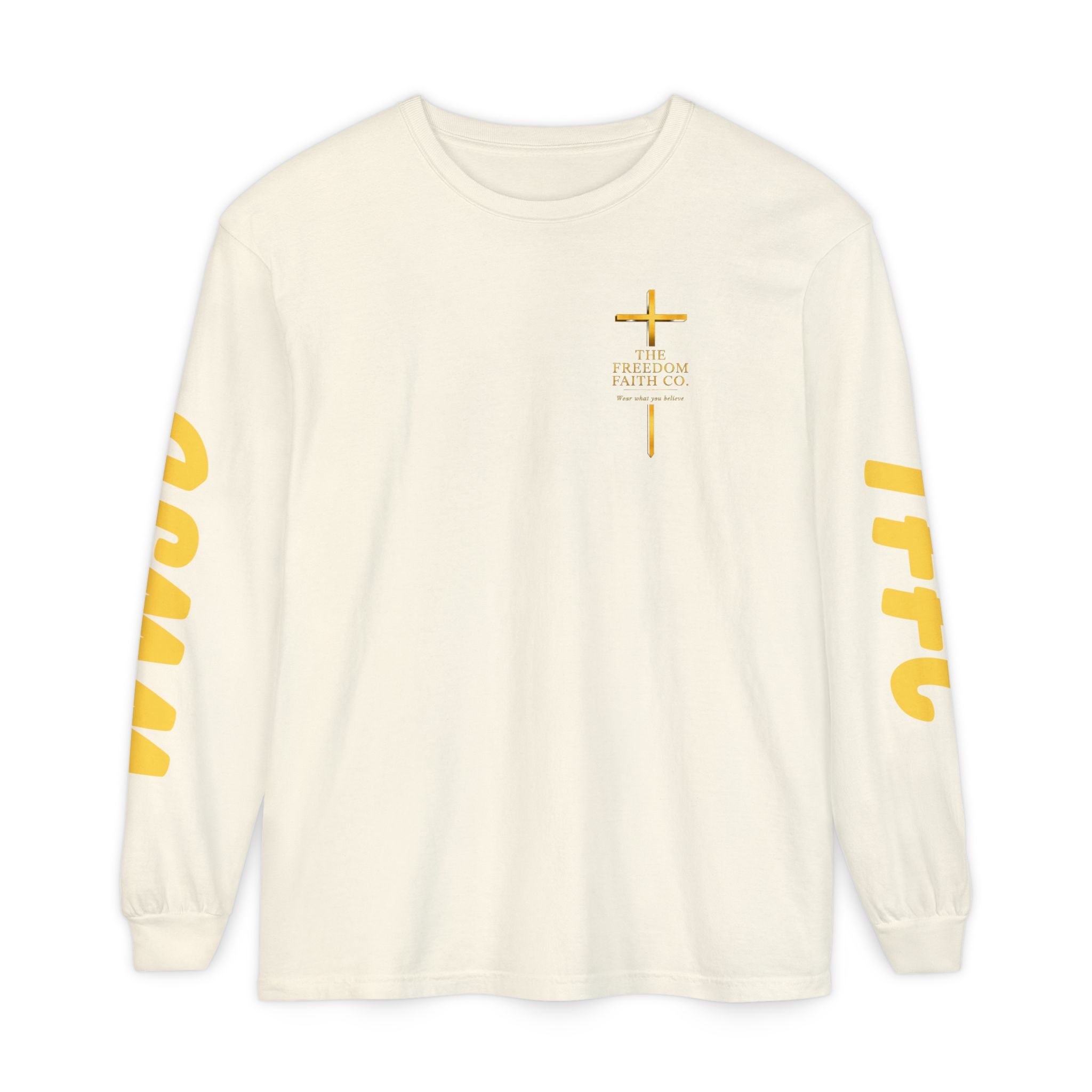 Freedom Faith Co Brand Long Sleeve Tee