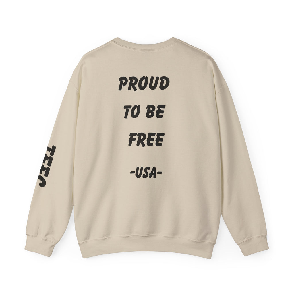 Unisex Signature Crewnecks - FREE TO BE PROUD, PROUD TO BE FREE