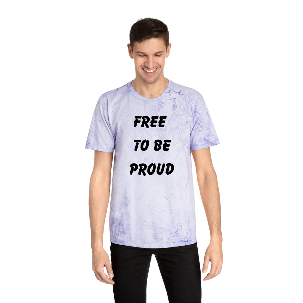 Unisex Signature Dye Tees - FREE TO BE PROUD, PROUD TO BE FREE