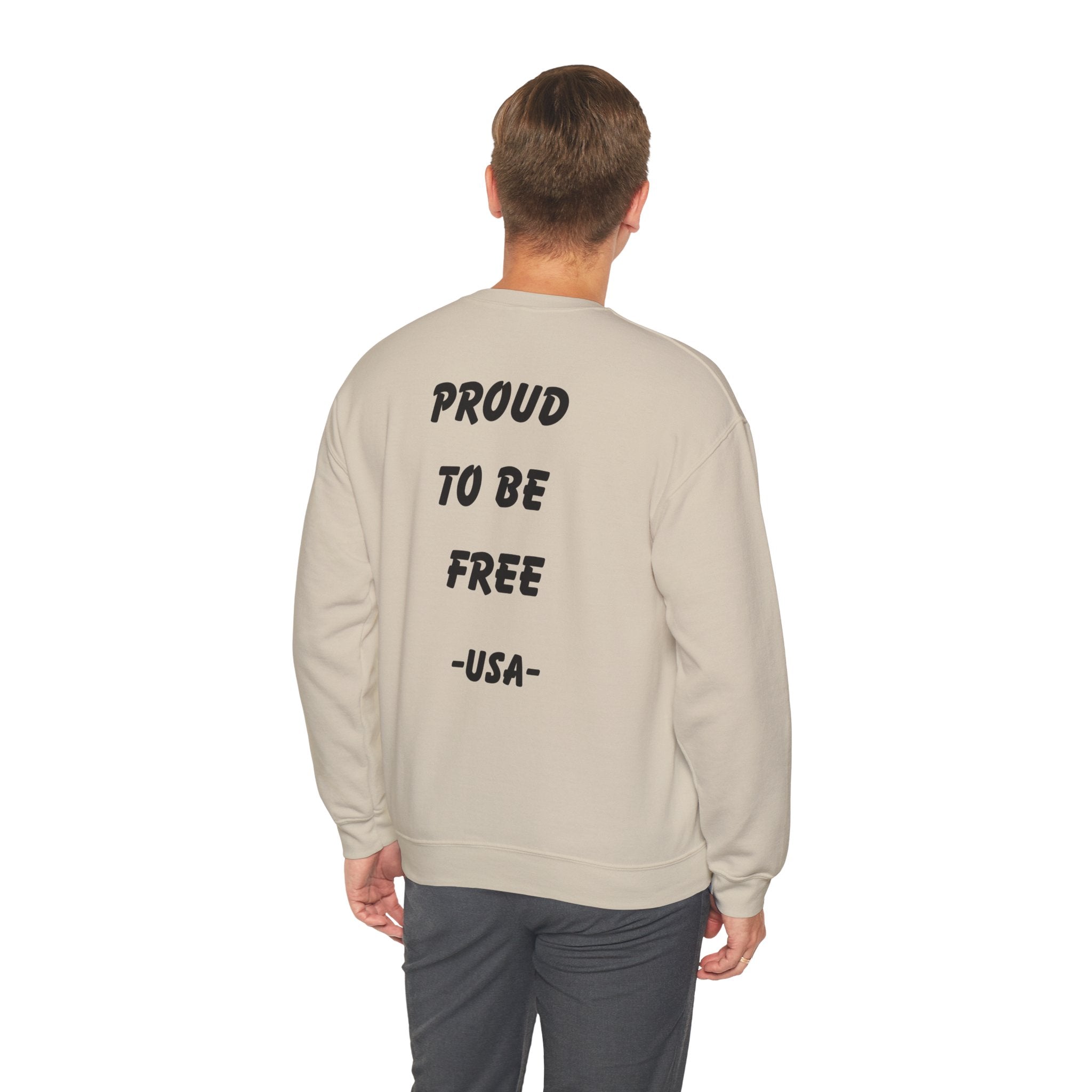 Unisex Signature Crewnecks - FREE TO BE PROUD, PROUD TO BE FREE
