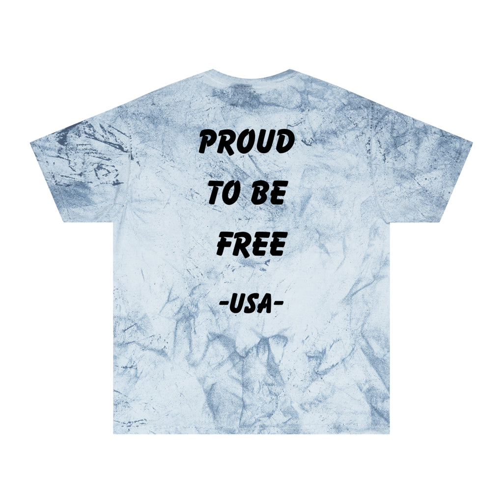 Unisex Signature Dye Tees - FREE TO BE PROUD, PROUD TO BE FREE