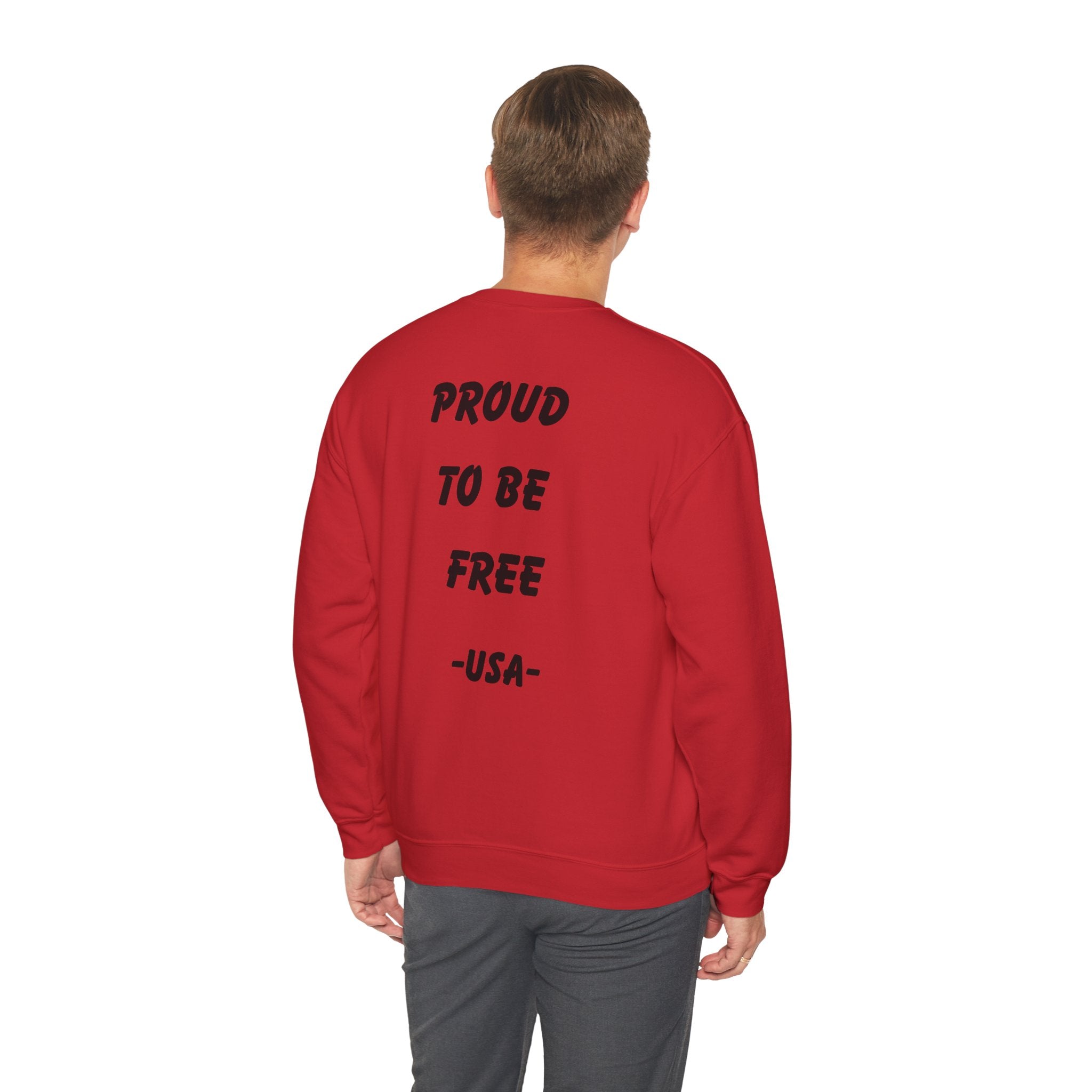 Unisex Signature Crewnecks - FREE TO BE PROUD, PROUD TO BE FREE