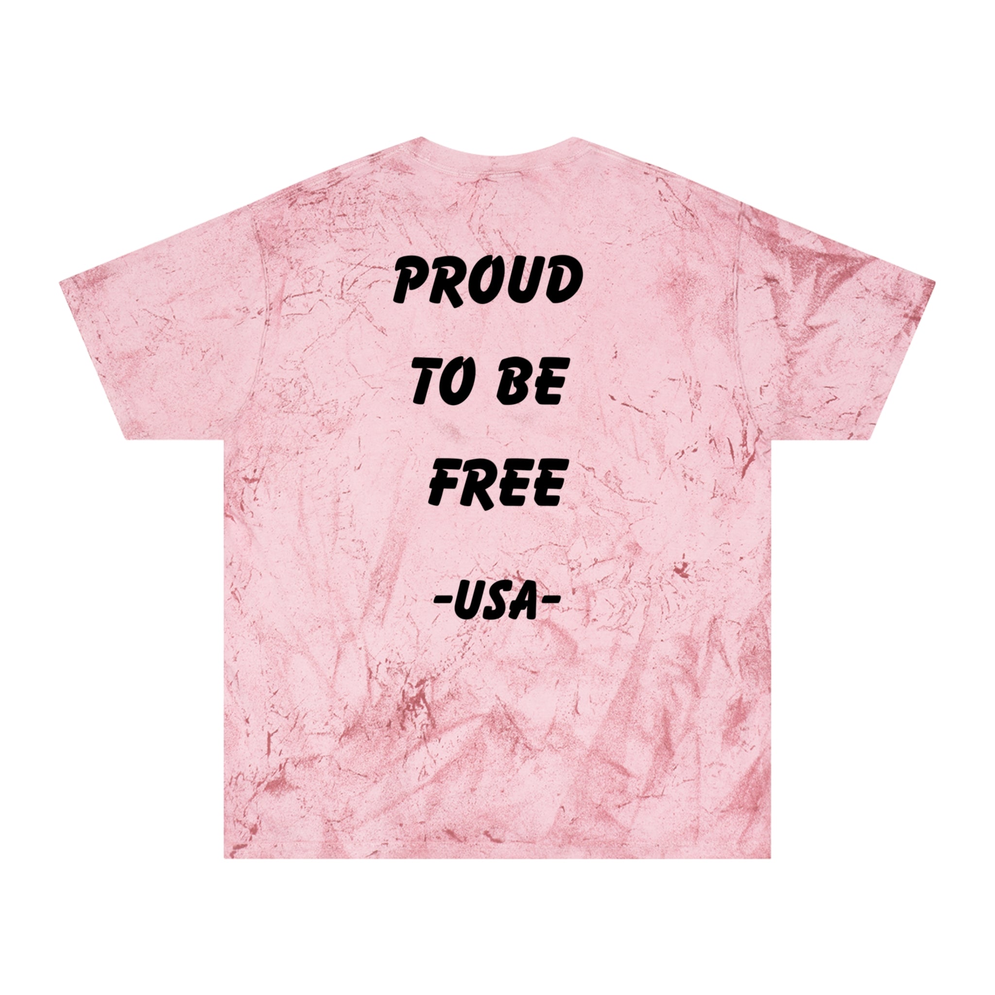Unisex Signature Dye Tees - FREE TO BE PROUD, PROUD TO BE FREE