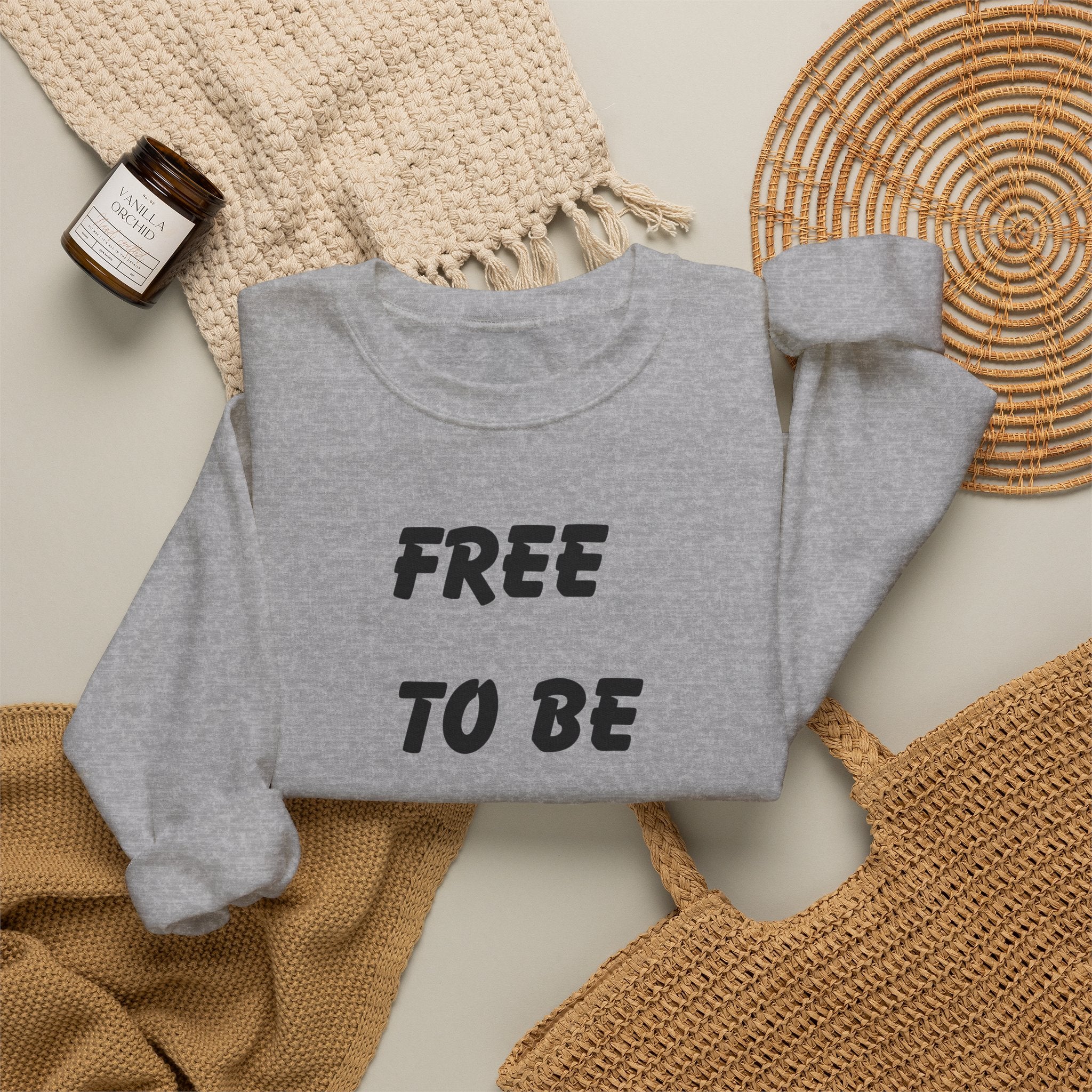 Unisex Signature Crewnecks - FREE TO BE PROUD, PROUD TO BE FREE