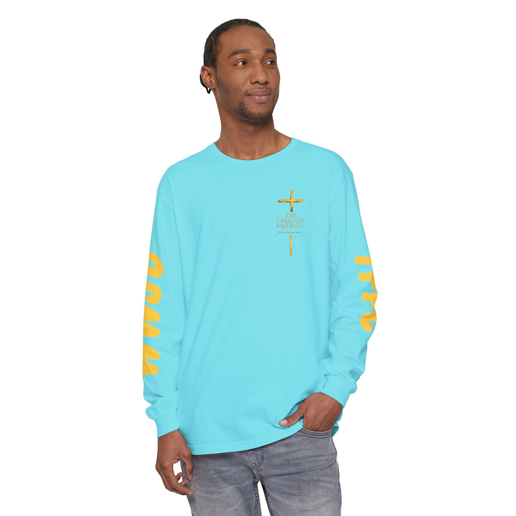 Freedom Faith Co Brand Long Sleeve Tee