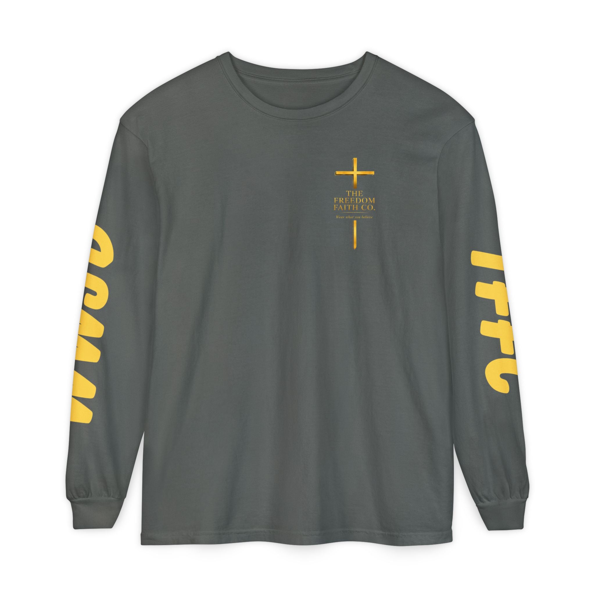 Freedom Faith Co Brand Long Sleeve Tee