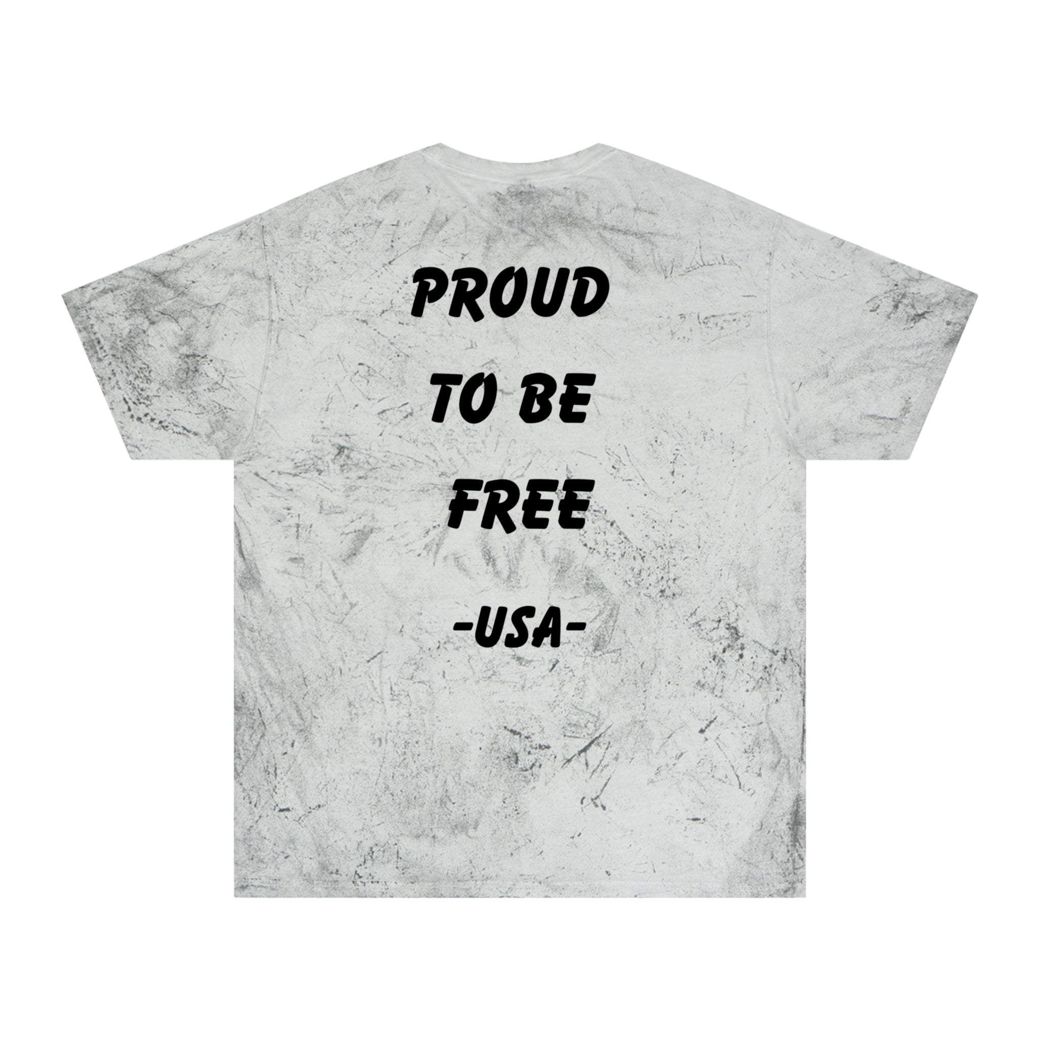 Unisex Signature Dye Tees - FREE TO BE PROUD, PROUD TO BE FREE