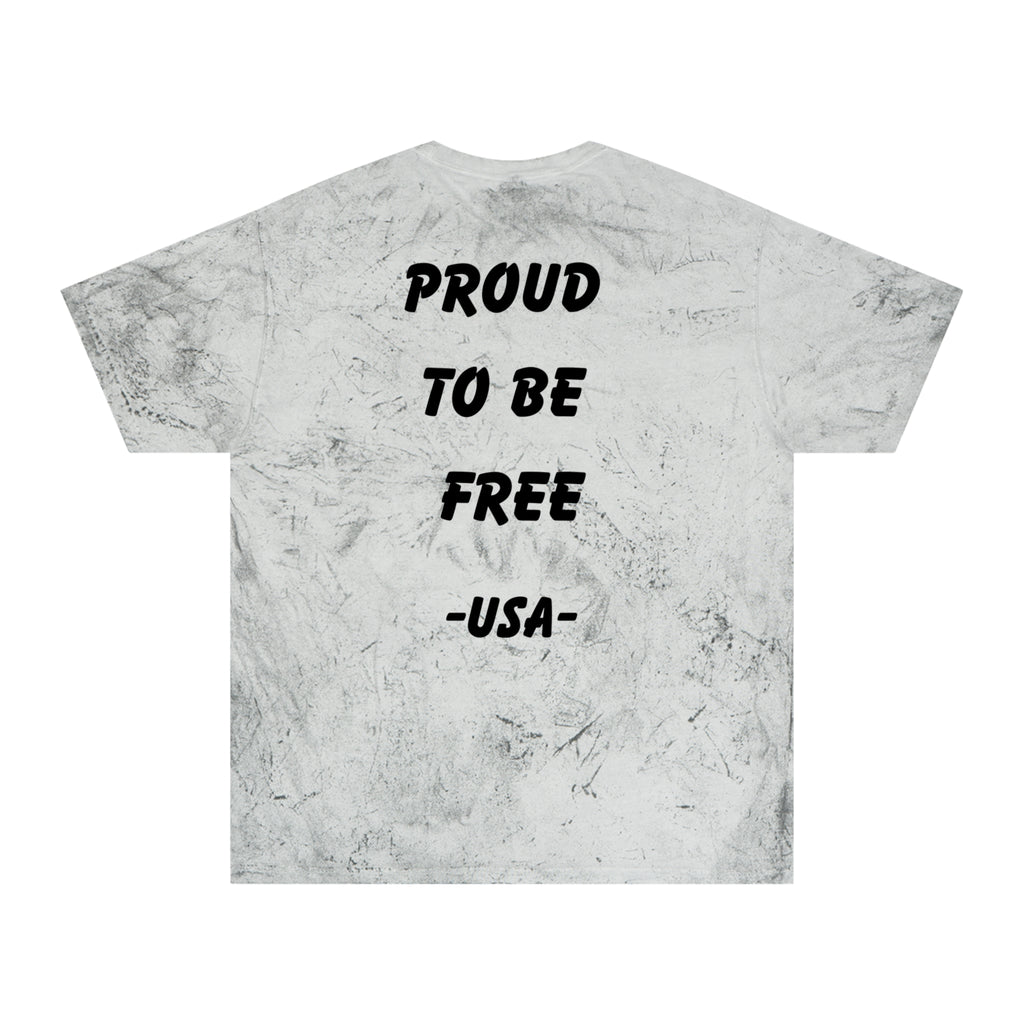 Unisex Signature Dye Tees - FREE TO BE PROUD, PROUD TO BE FREE
