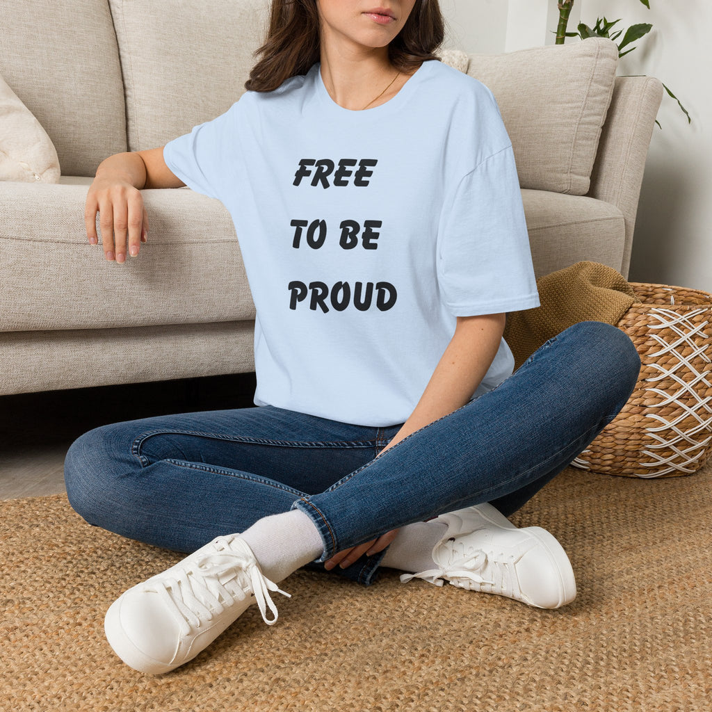 Unisex Signature Tees - FREE TO BE PROUD, PROUD TO BE FREE