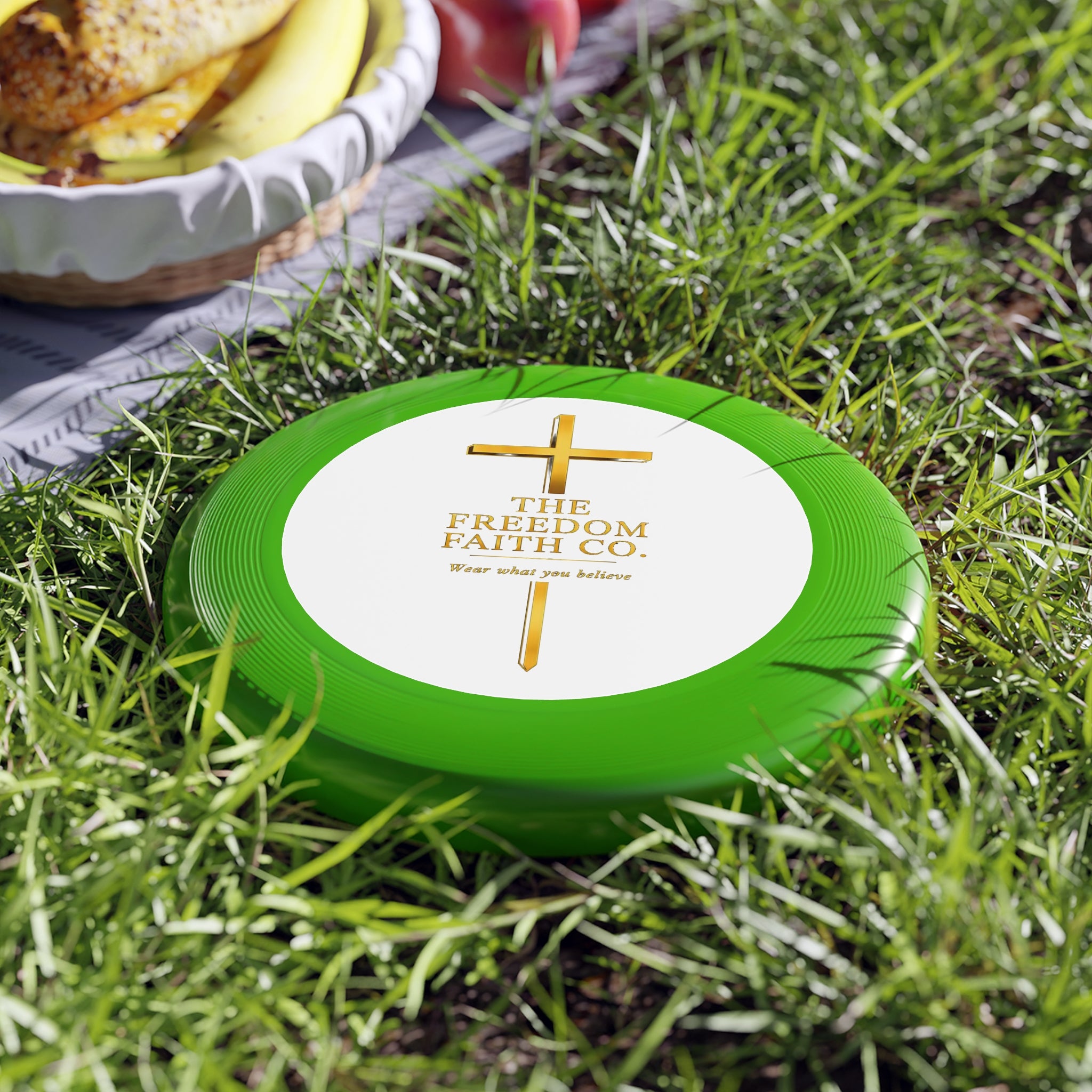 Freedom Faith Co Brand Frisbee