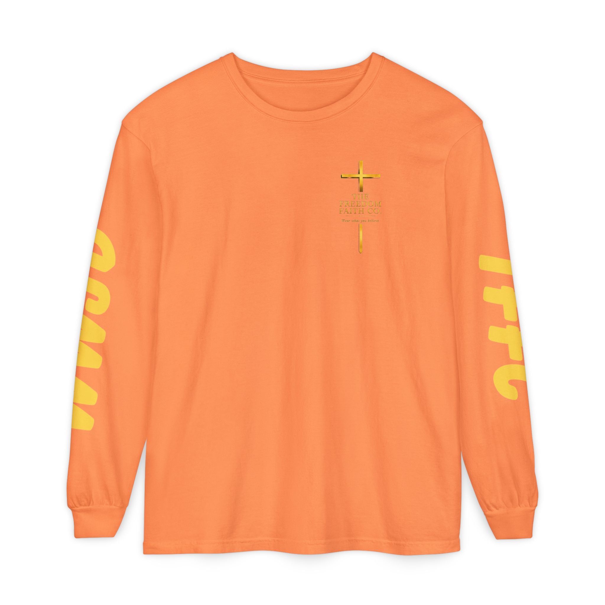 Freedom Faith Co Brand Long Sleeve Tee