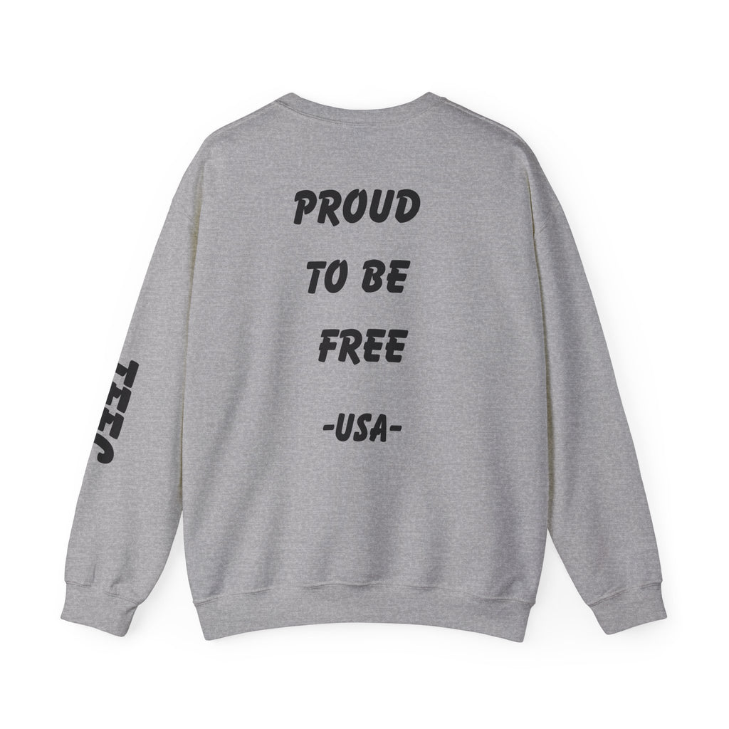 Unisex Signature Crewnecks - FREE TO BE PROUD, PROUD TO BE FREE