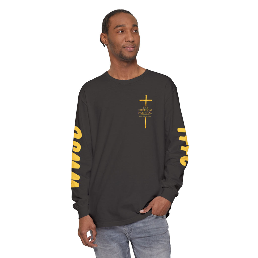 Freedom Faith Co Brand Long Sleeve Tee
