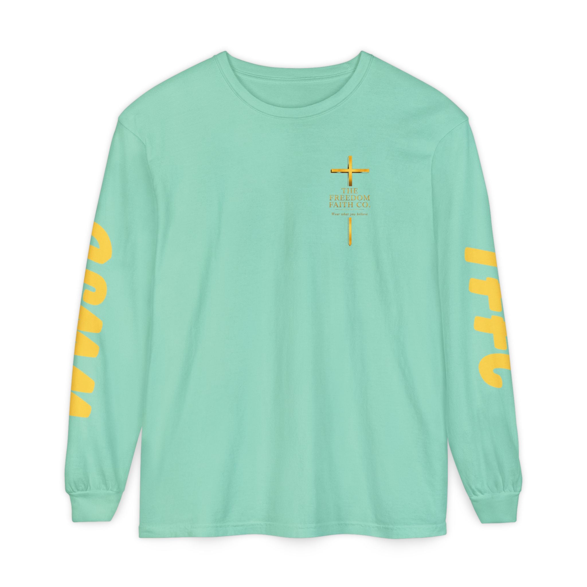 Freedom Faith Co Brand Long Sleeve Tee