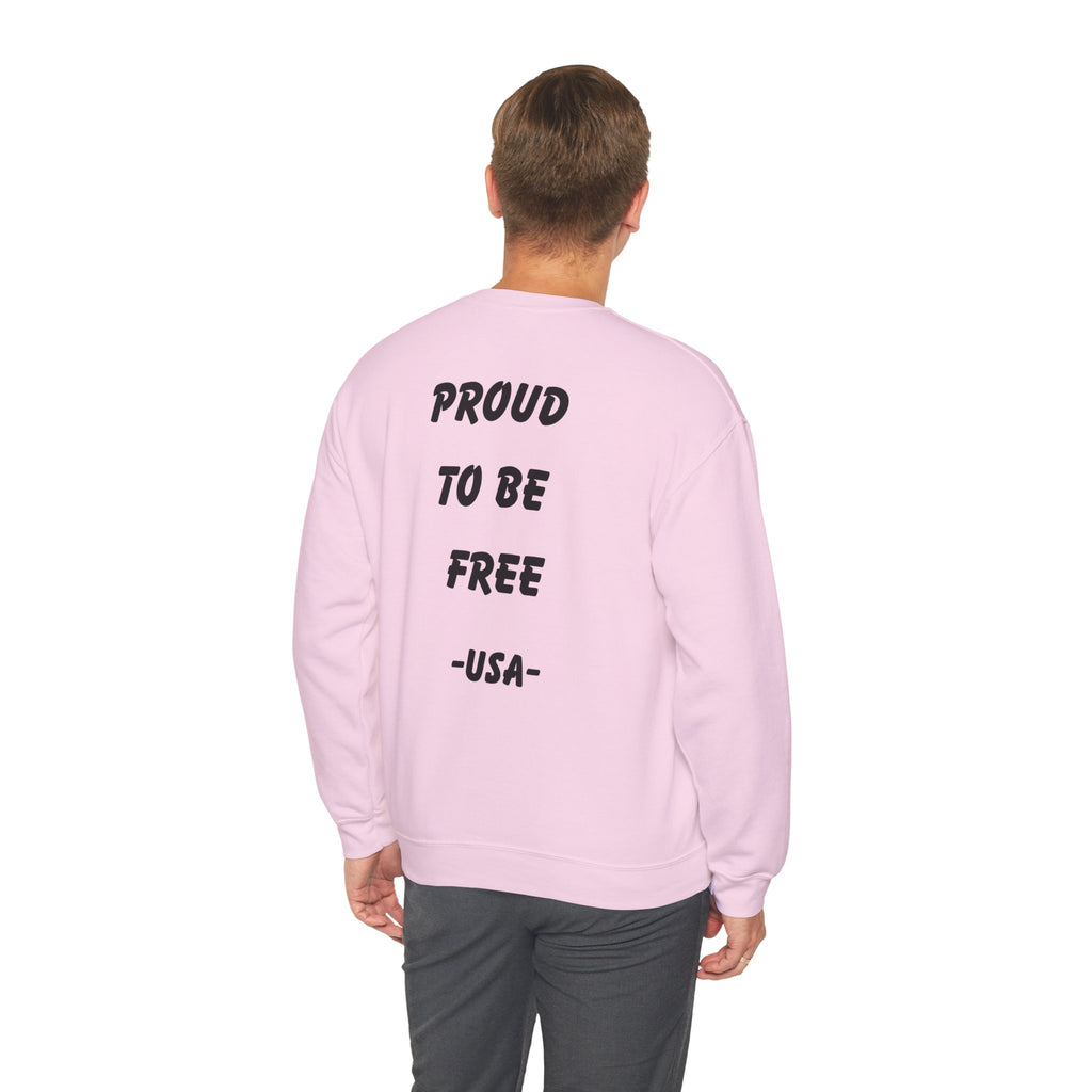 Unisex Signature Crewnecks - FREE TO BE PROUD, PROUD TO BE FREE