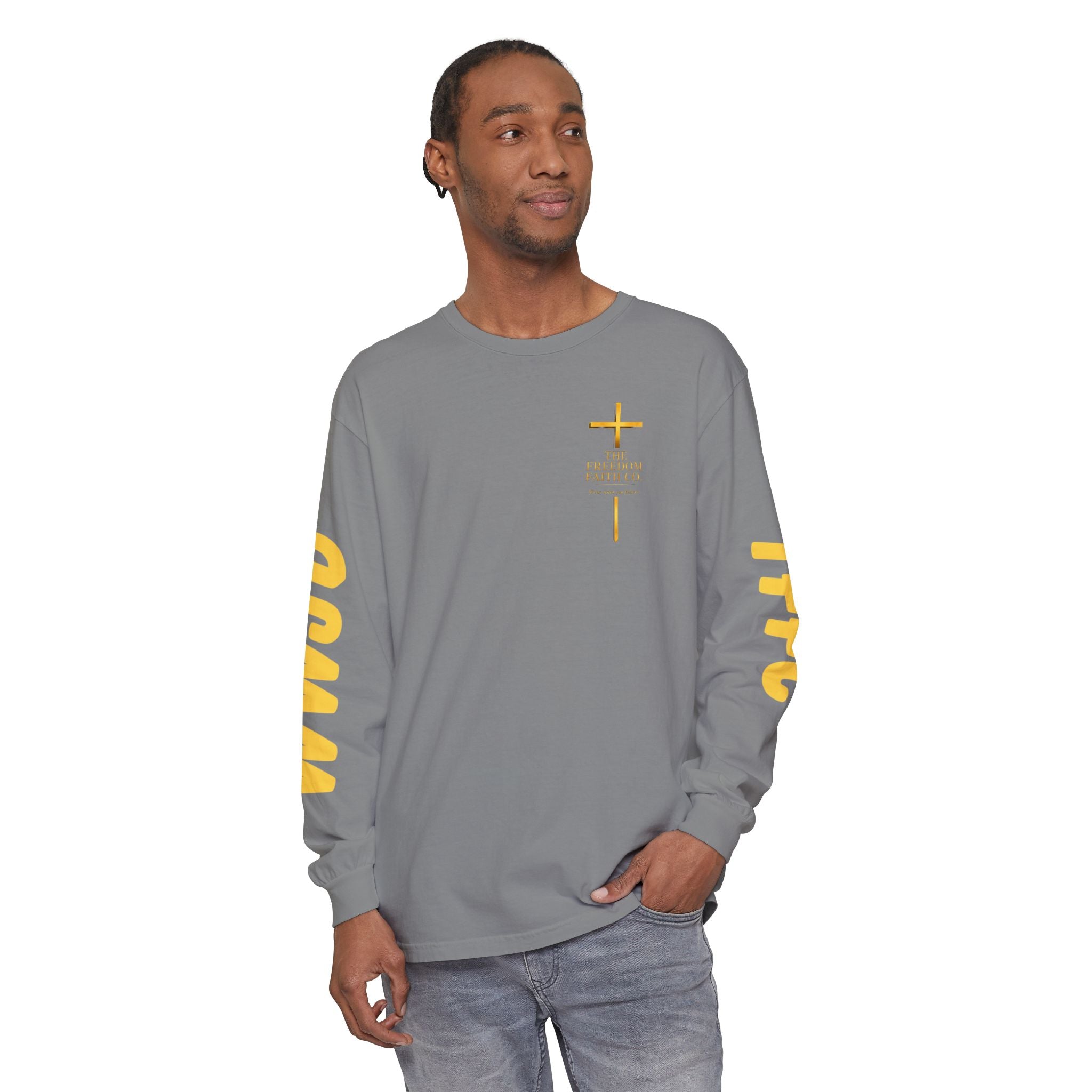 Freedom Faith Co Brand Long Sleeve Tee